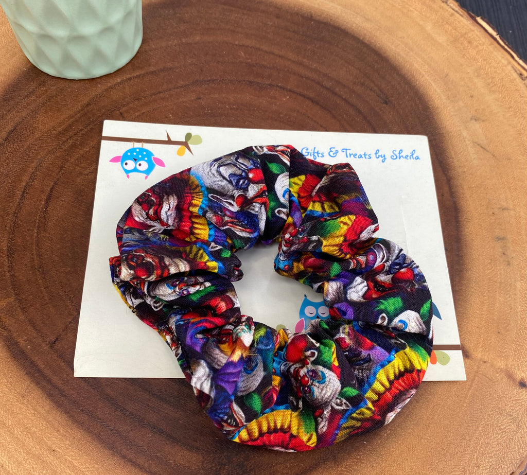 Halloween; Scary Clowns; Creepy Clowns Scrunchie