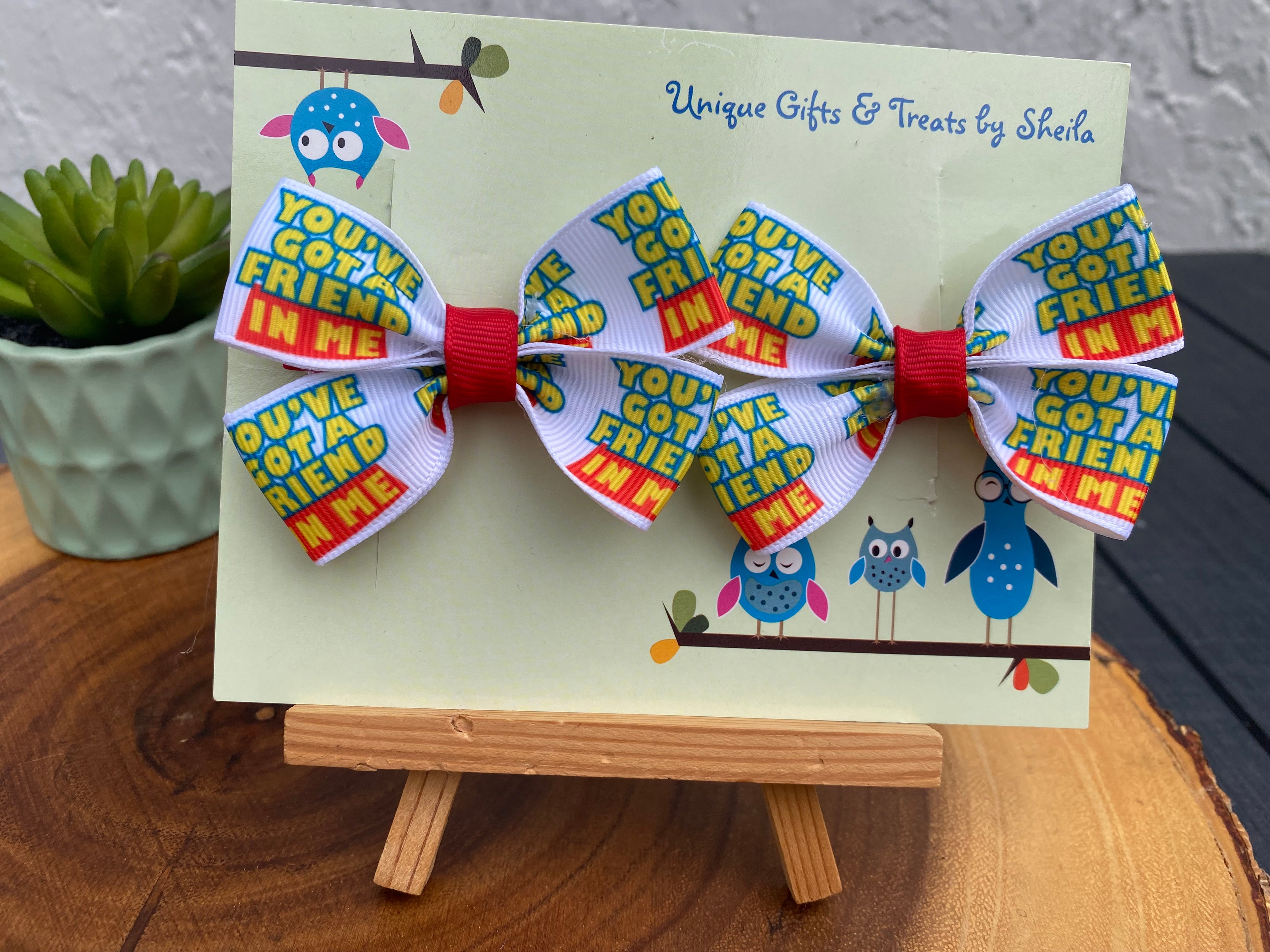 Toy Story Hairbows; You’ve Got A Friend In Me Hairbows