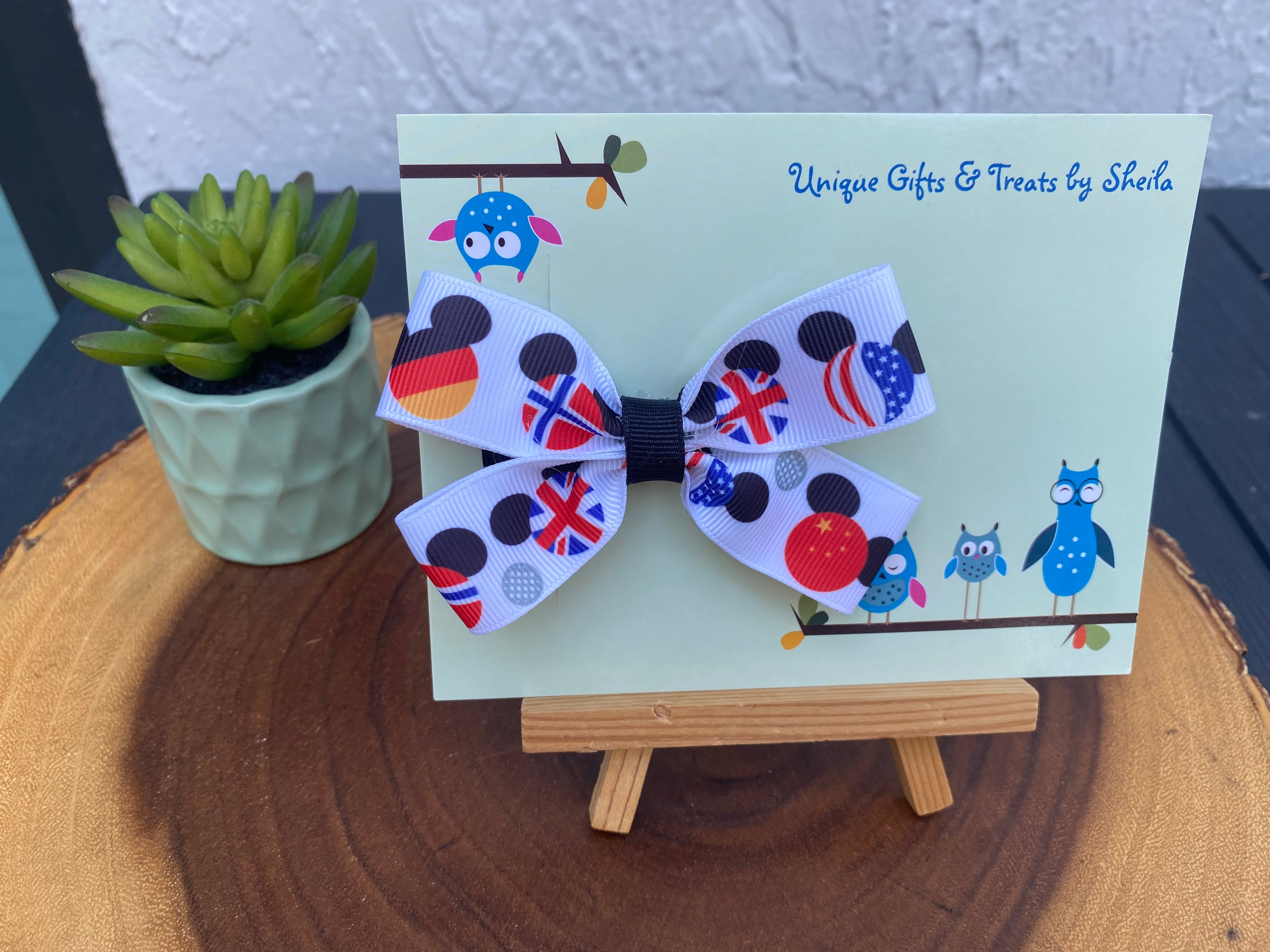 Epcot; Countries Hairbow