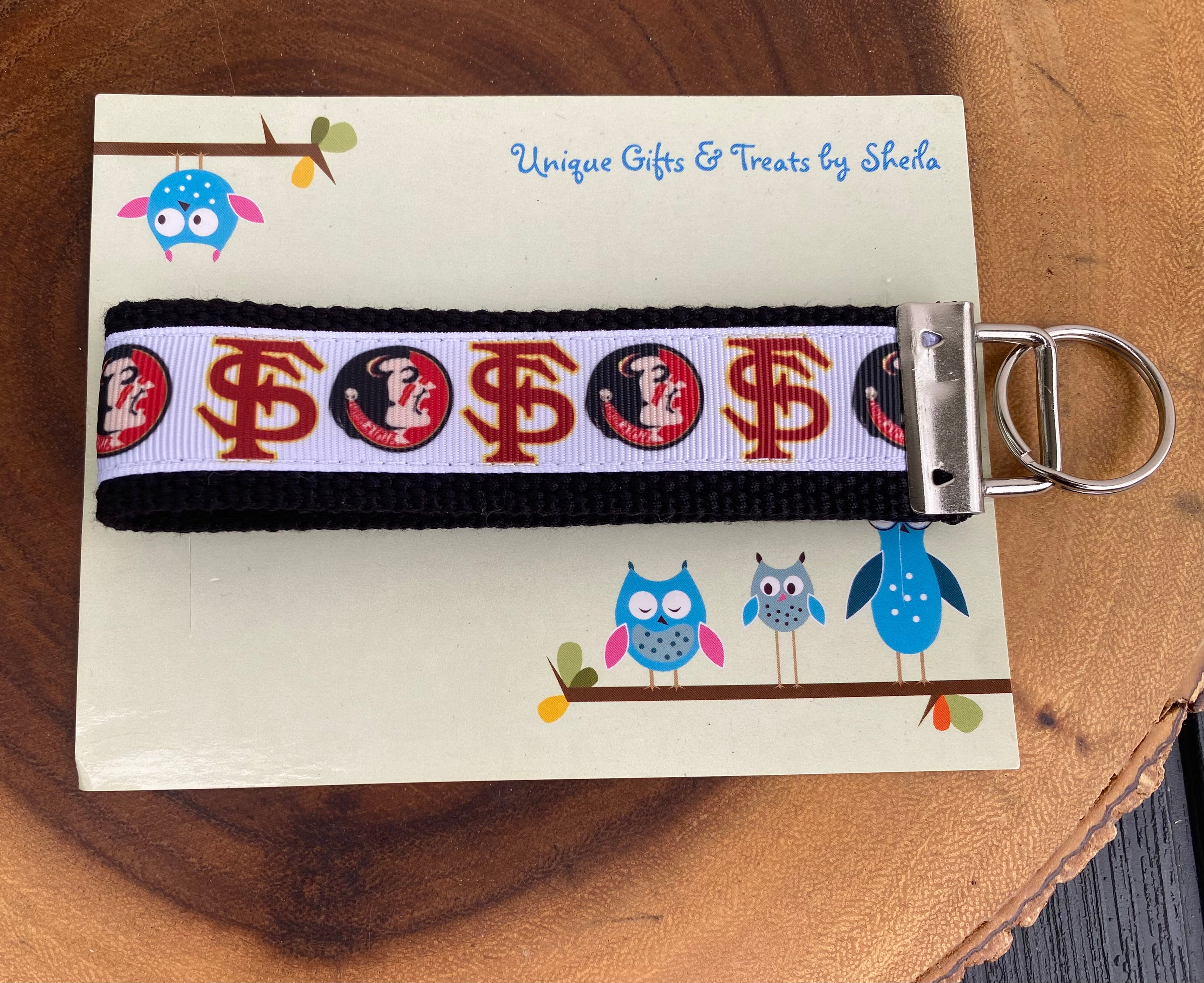 Florida College Keychain; Keyfob