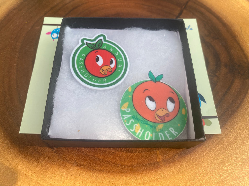 Orange Bird; Disney Passholder Magnets