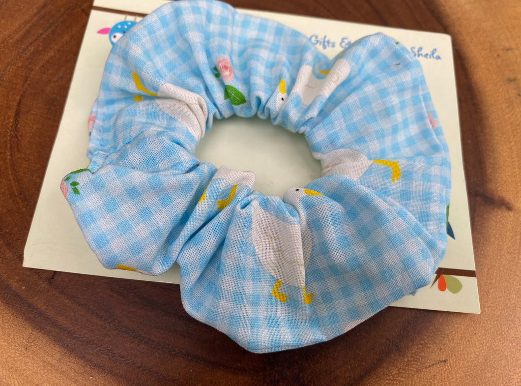 Country Geese Scrunchie