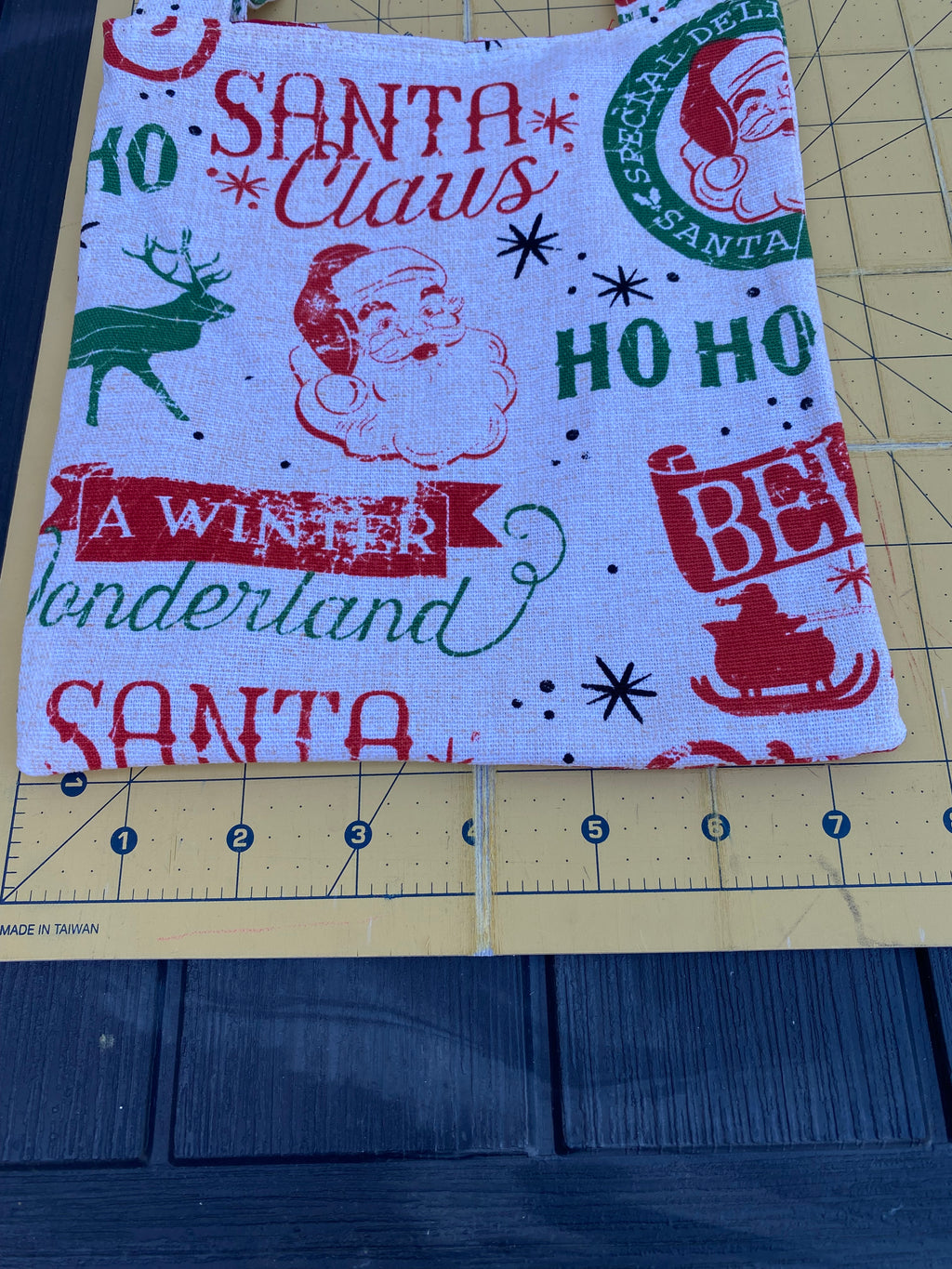 Christmas Gift Bag; Tote