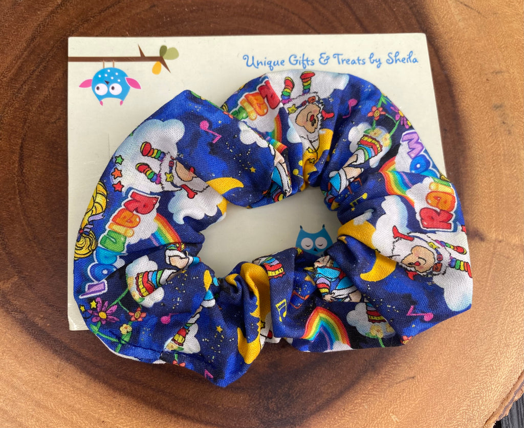 Rainbow Doll Scrunchie