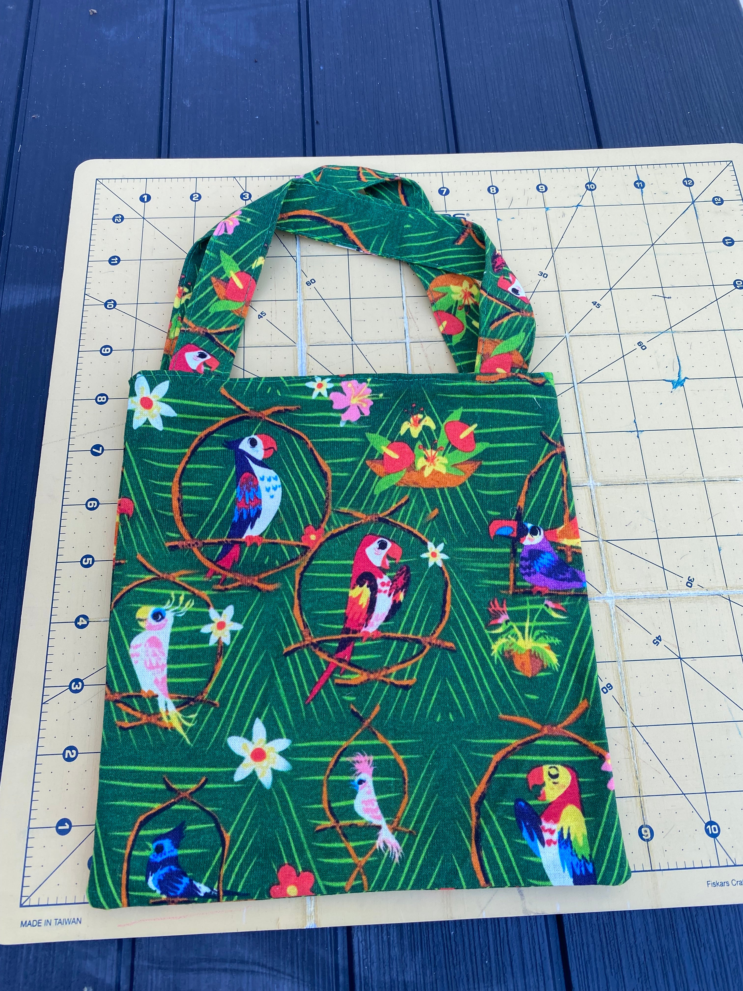 Tiki Room; Parrot Gift Bag; Tote