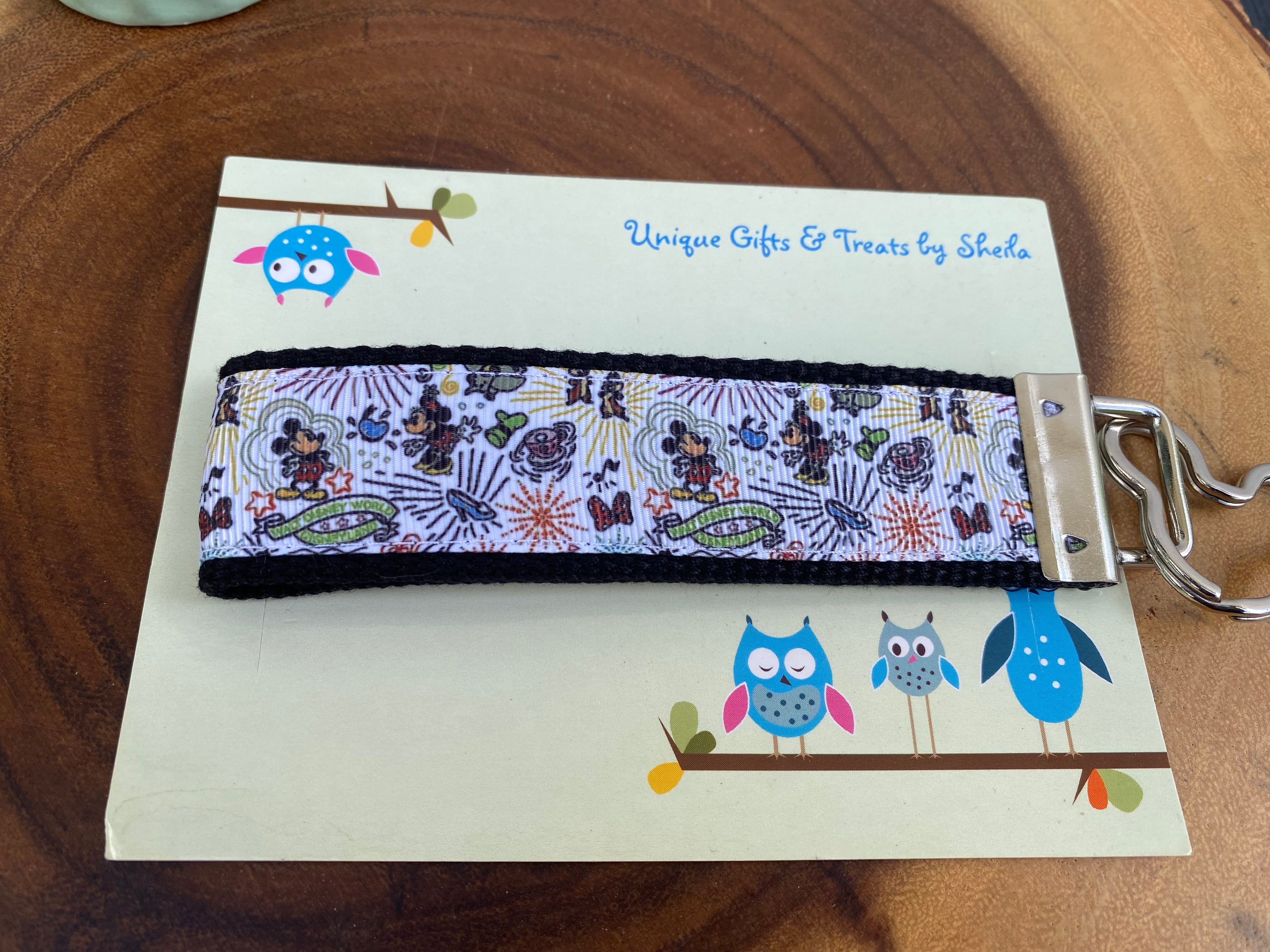 Disney Dooney Sketch Print Keychain; Keyfob