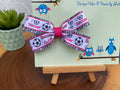 I Love Soccer Hairbow