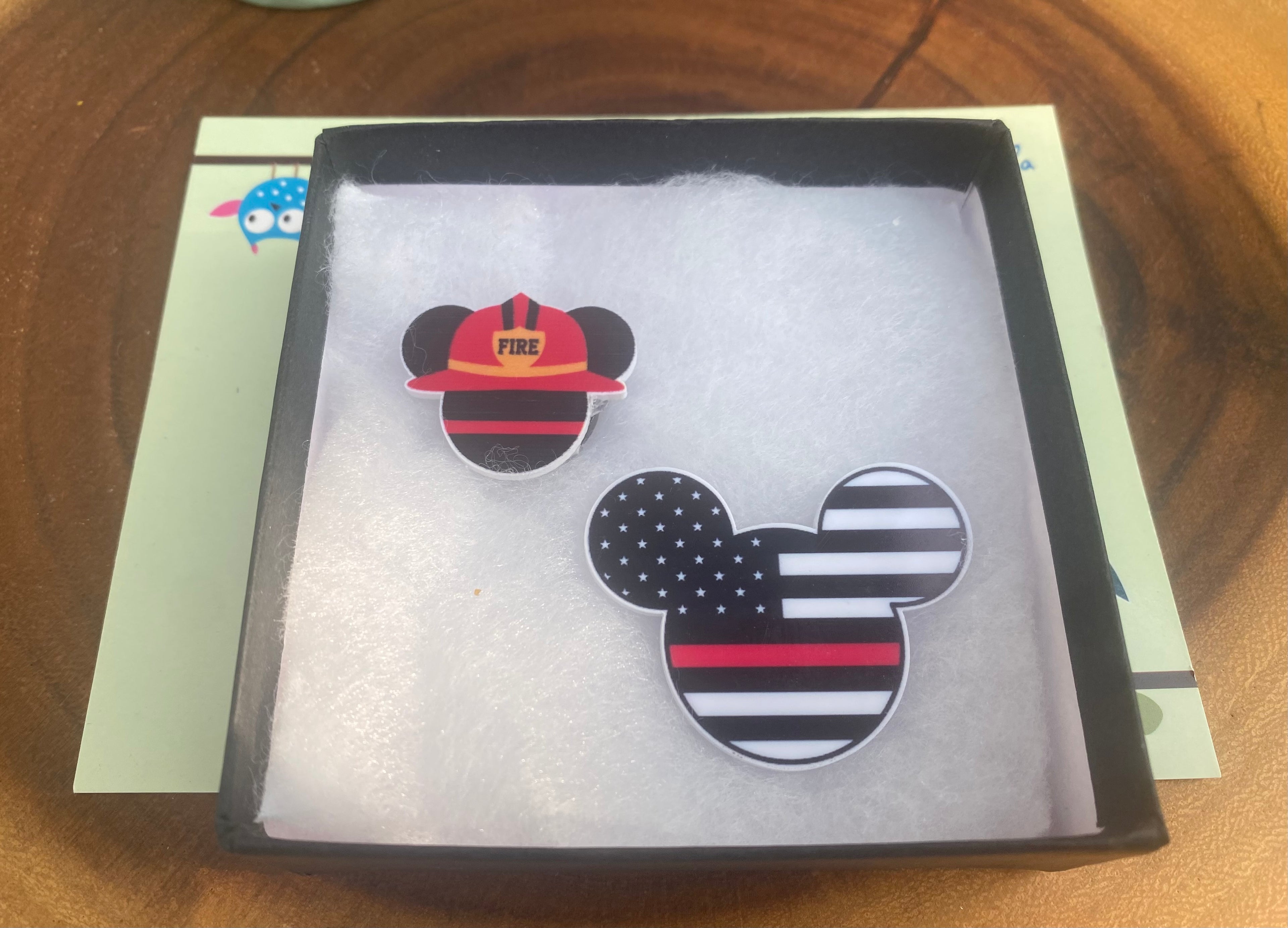 Mickey Firefighter Magnets