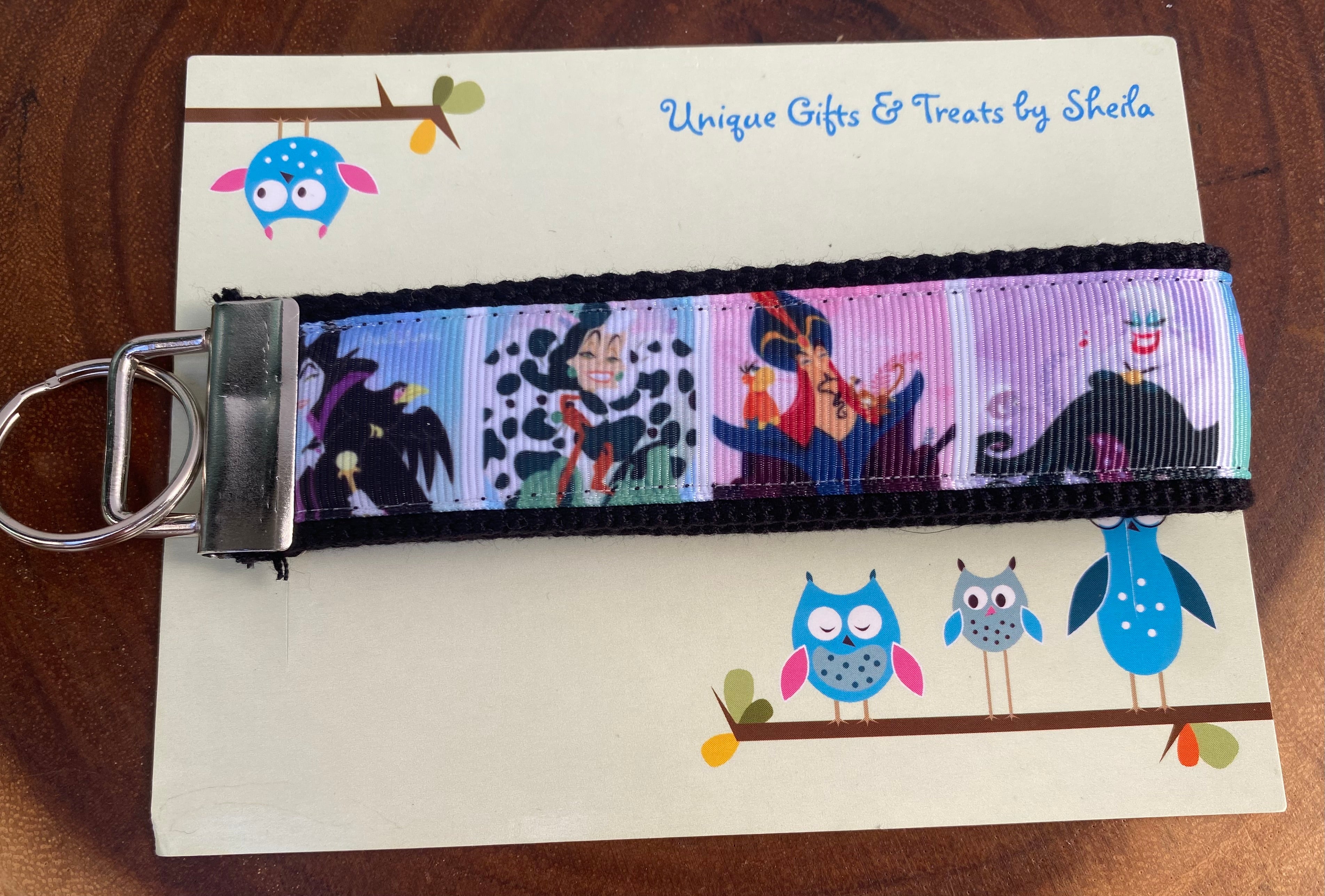 Disney Villains Keychain; Keyfob
