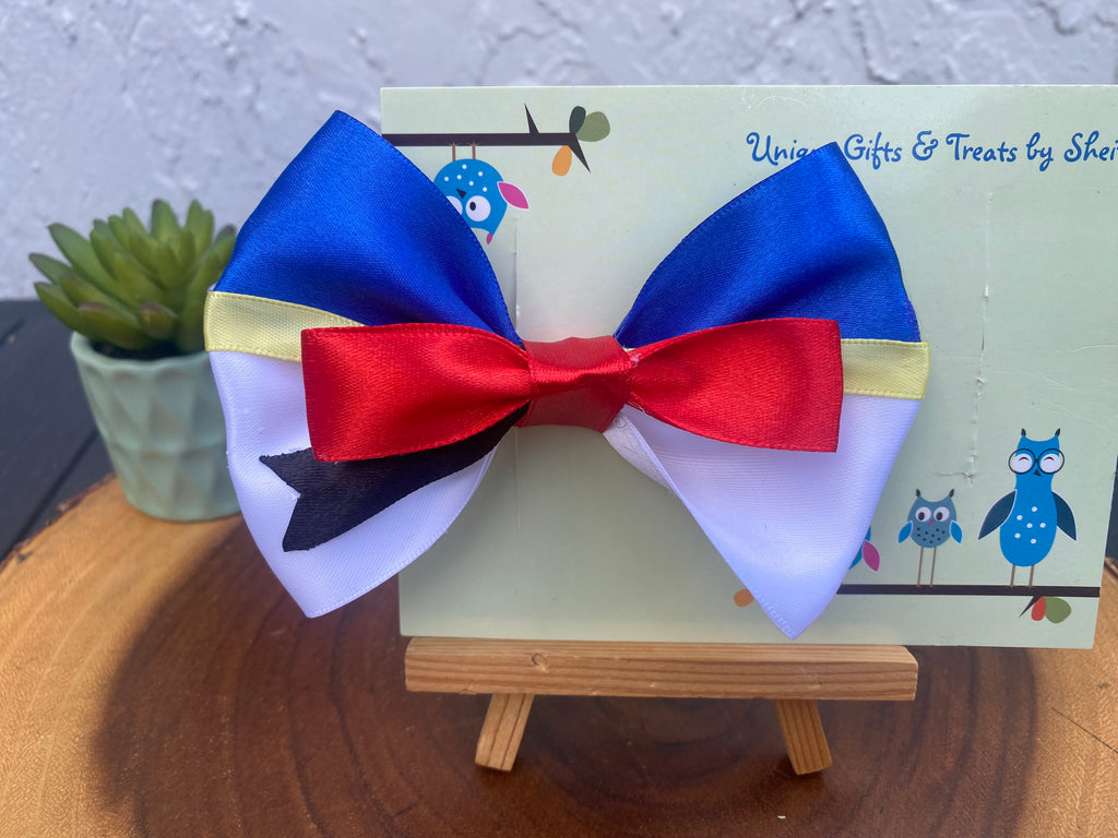 Donald Duck Inspired Hairbow