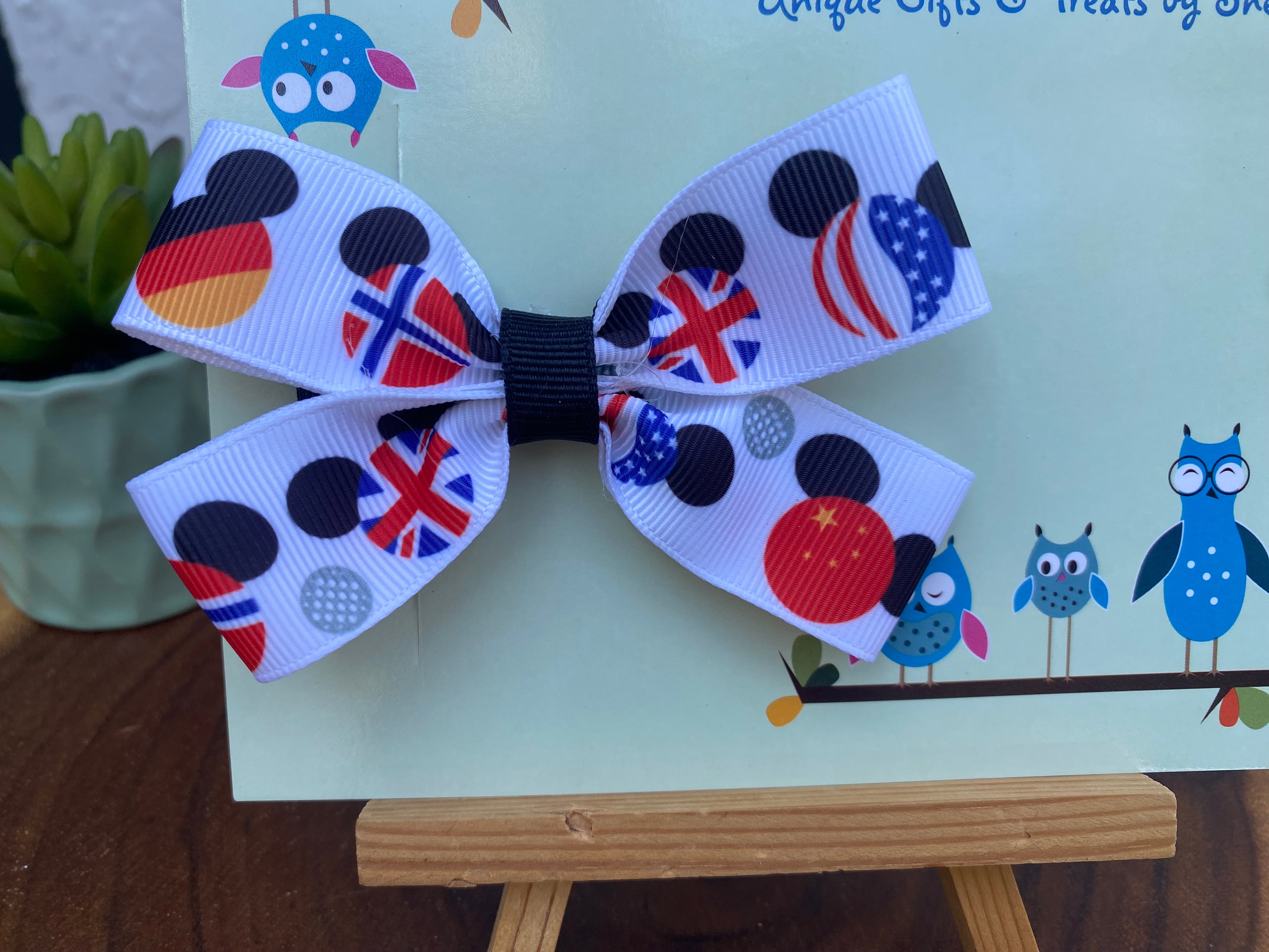 Epcot; Countries Hairbow