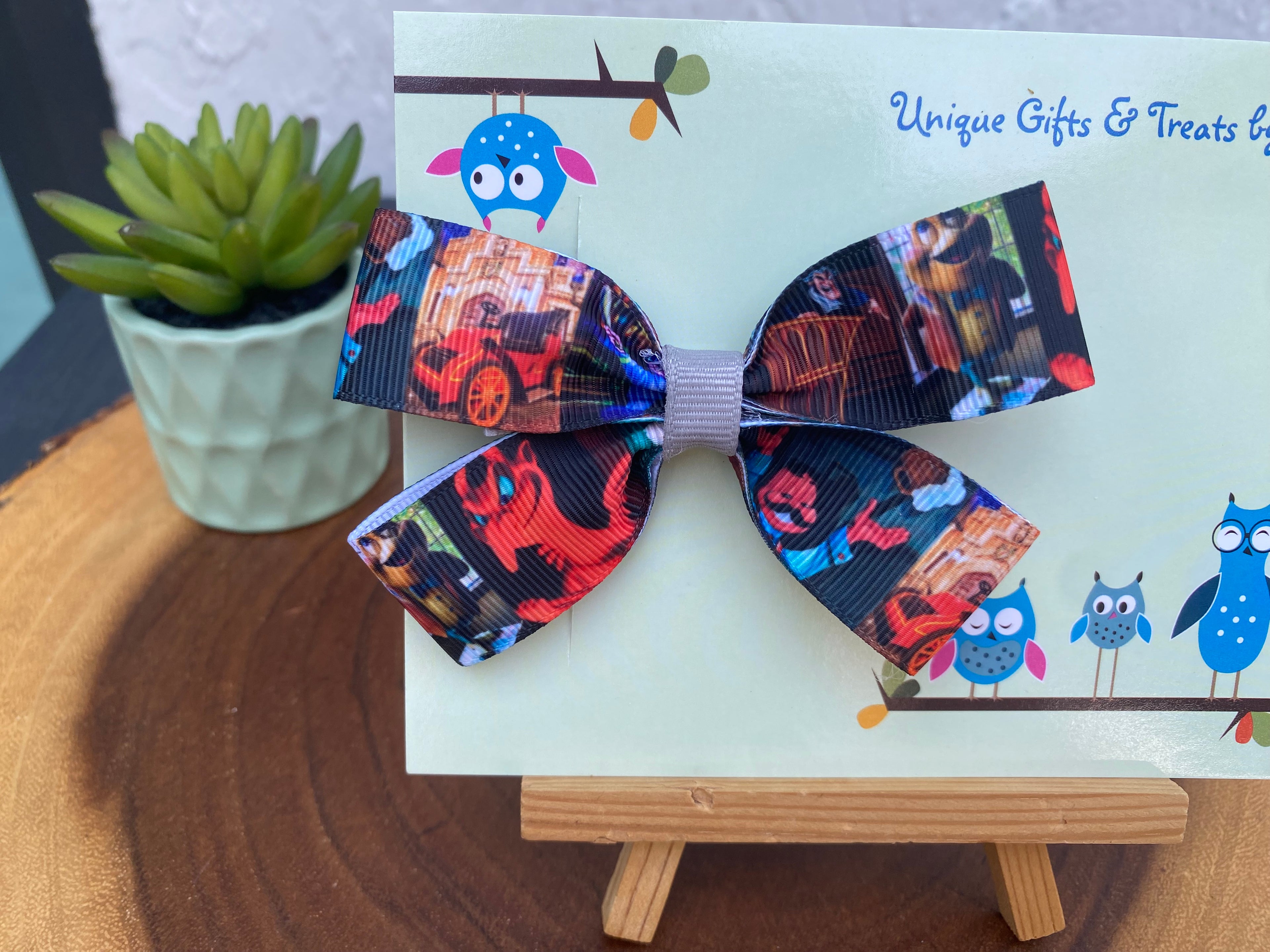 Mr Toad’s Wild Ride Hairbow