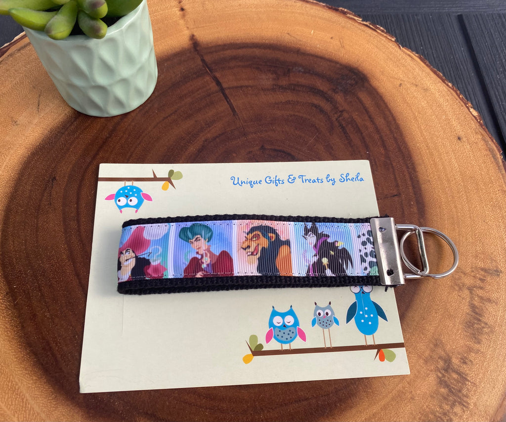 Disney Villains Keychain; Keyfob