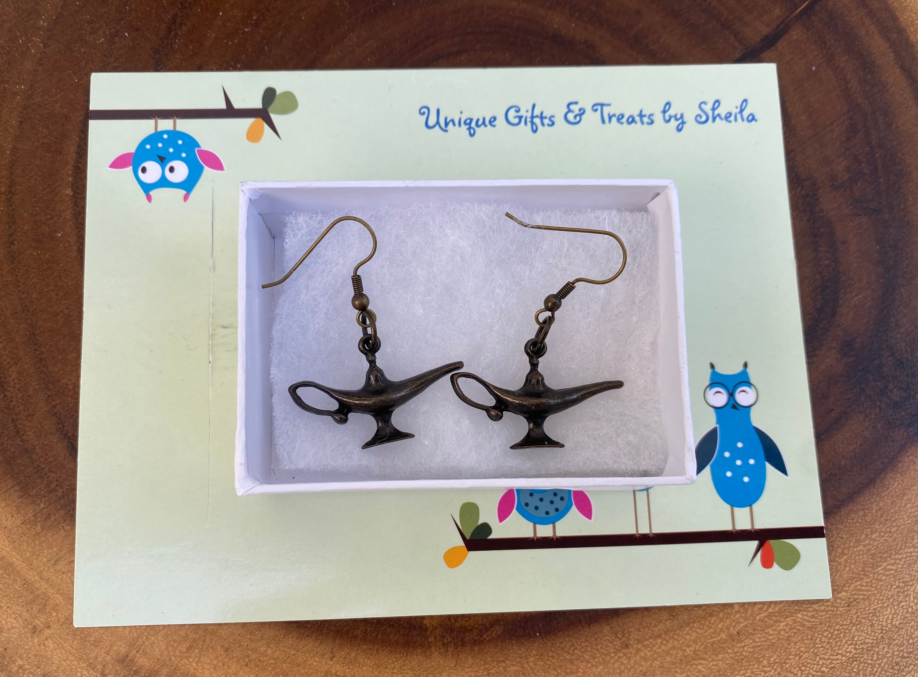 Genie Lamp Earrings