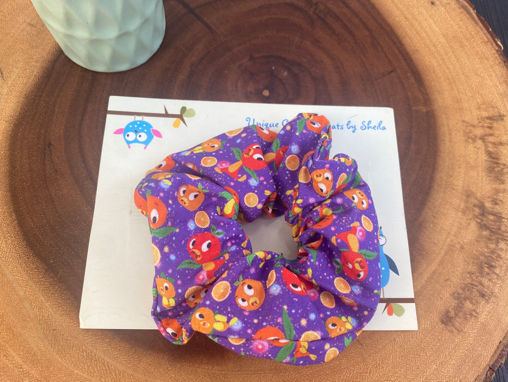 Orange Bird Scrunchie