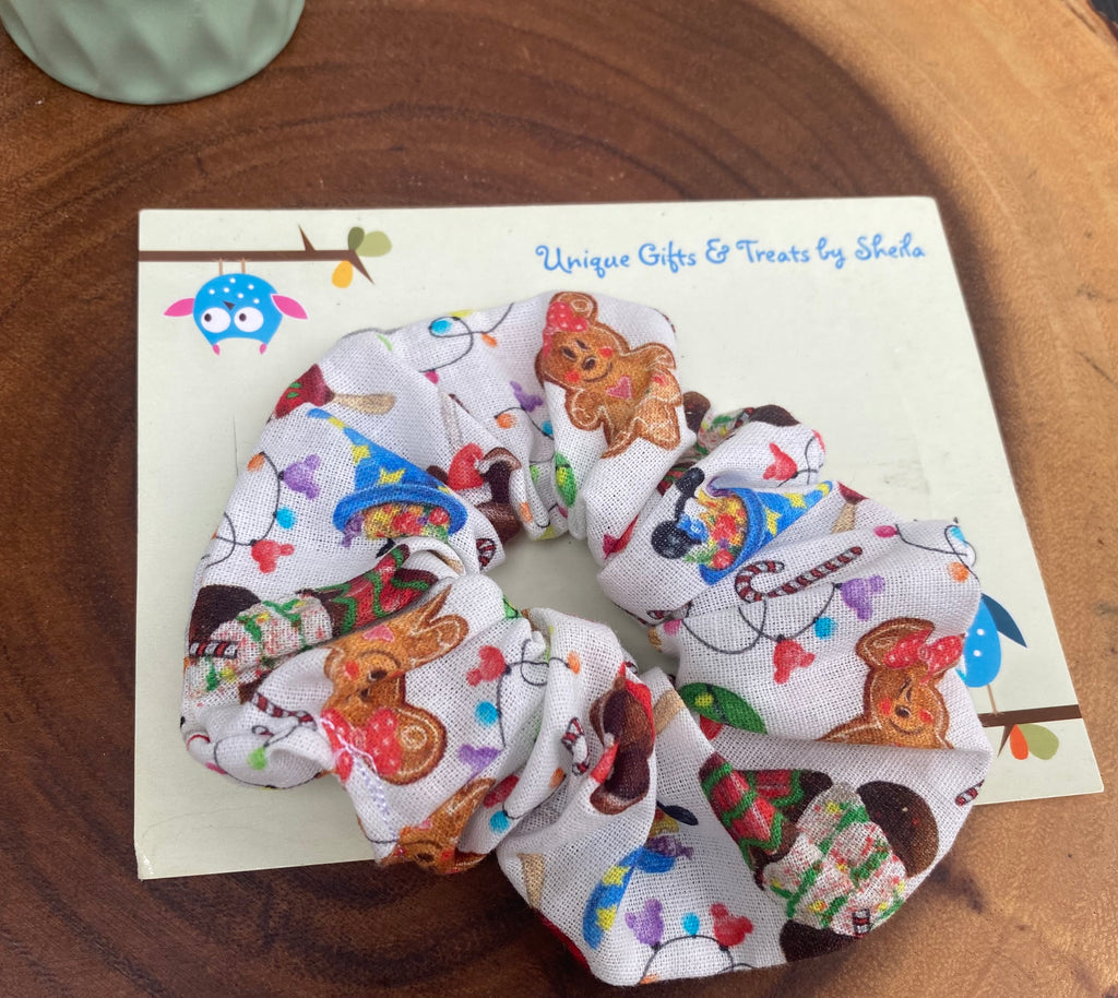Disney Christmas Snacks Scrunchie