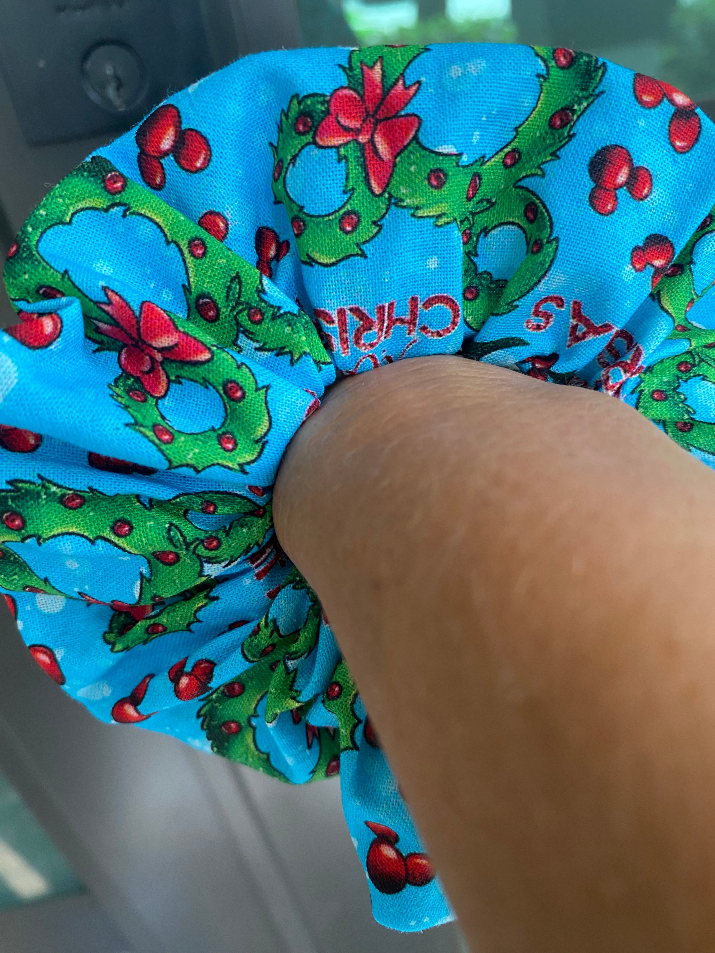 Disney Christmas Wreath Scrunchie