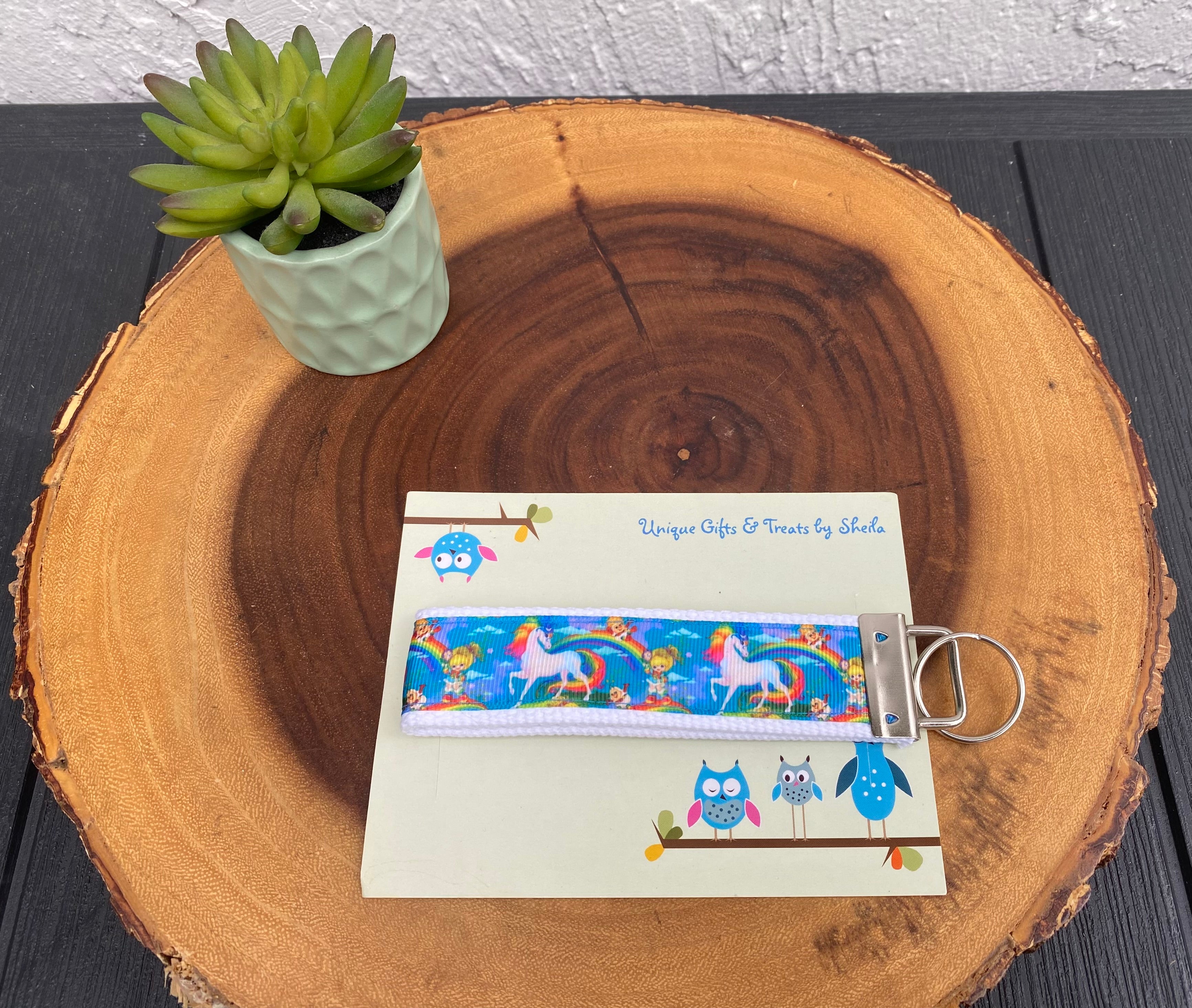 Rainbow Doll Keychain; Keyfob
