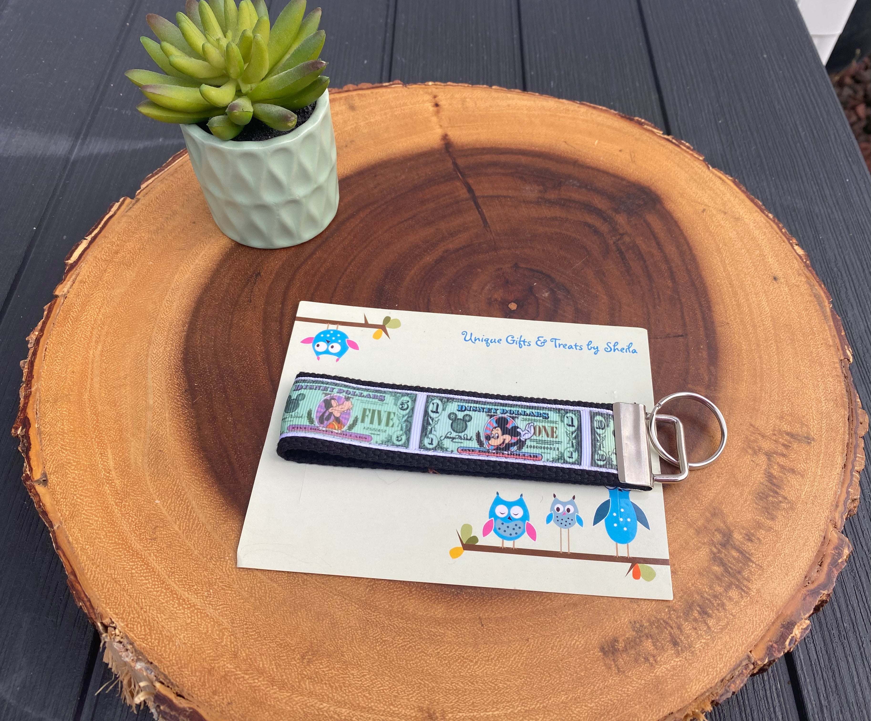 Disney Dollars; Disney Currency Keychain; Keyfob