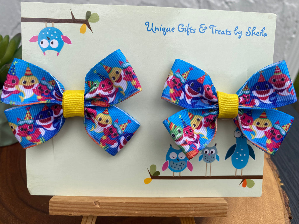 Shark; Party Shark Hairbows