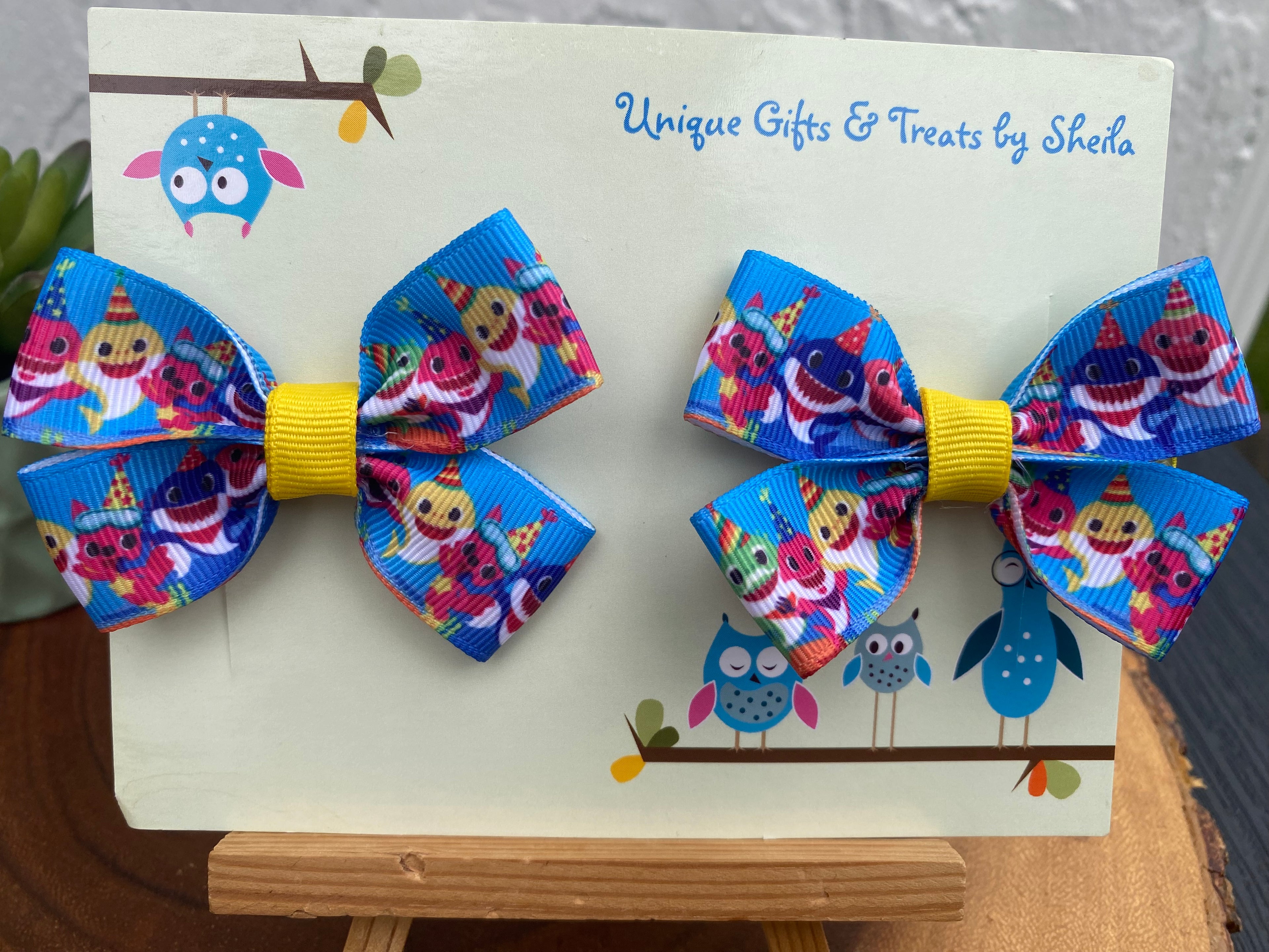 Shark; Party Shark Hairbows