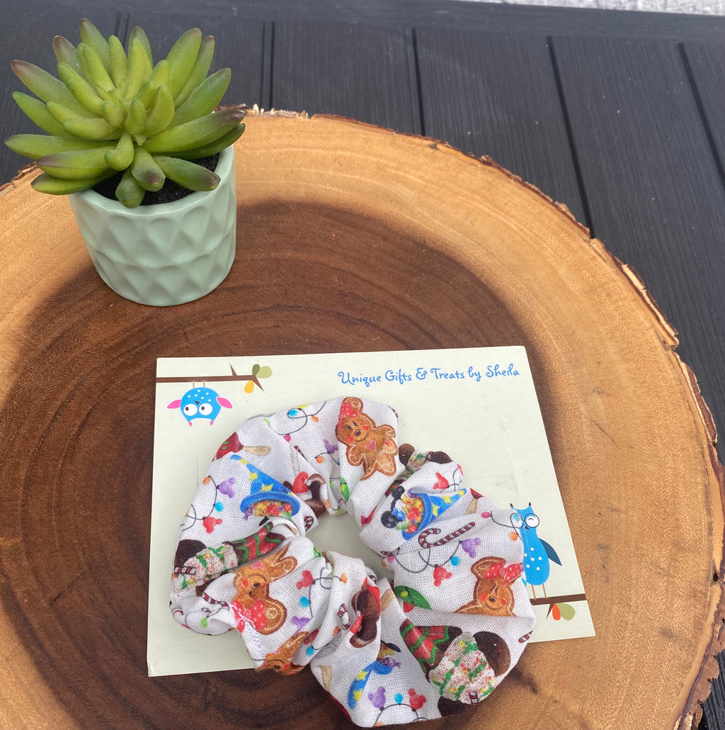 Disney Christmas Snacks Scrunchie
