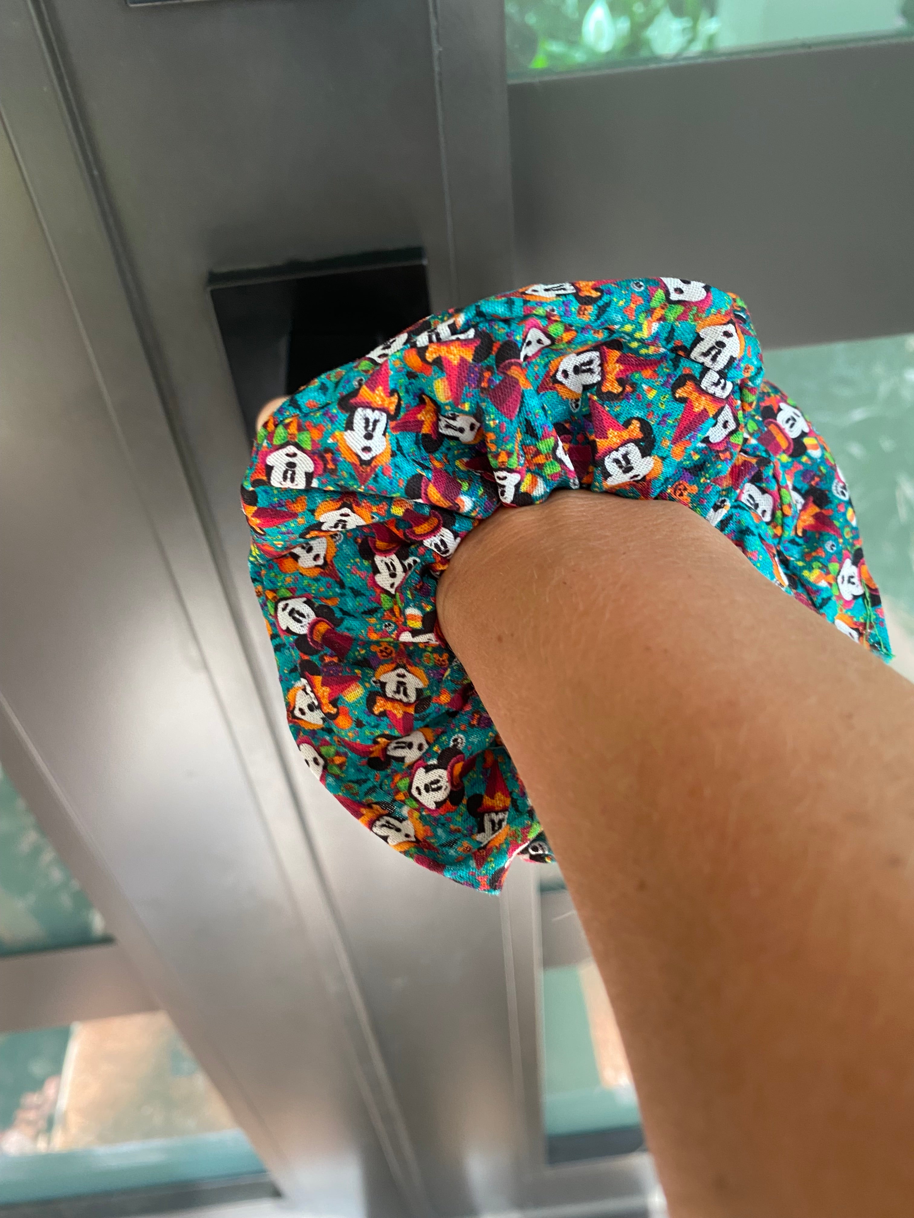 Mickey’s Not So Scary Halloween Party Scrunchie; Witch Minnie Scrunchie