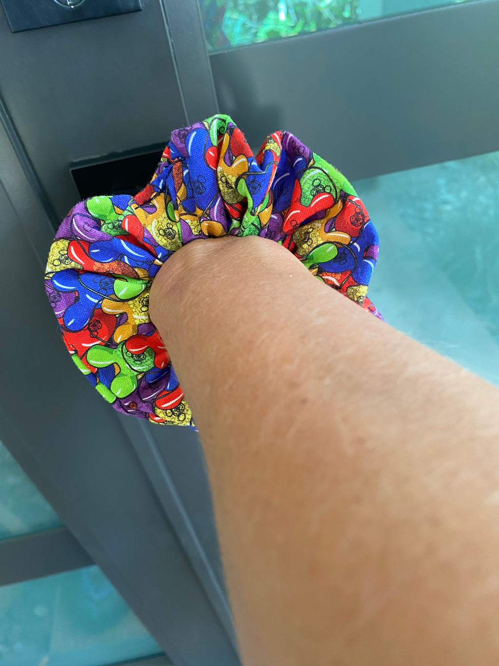 Mickey Popcorn Bucket Scrunchie