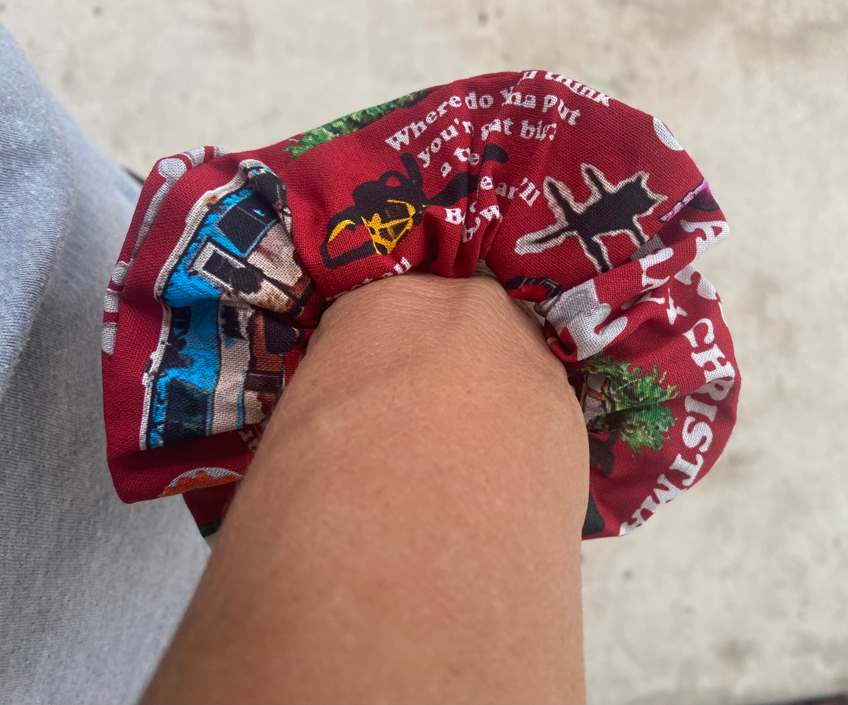 Christmas Vacation Scrunchie