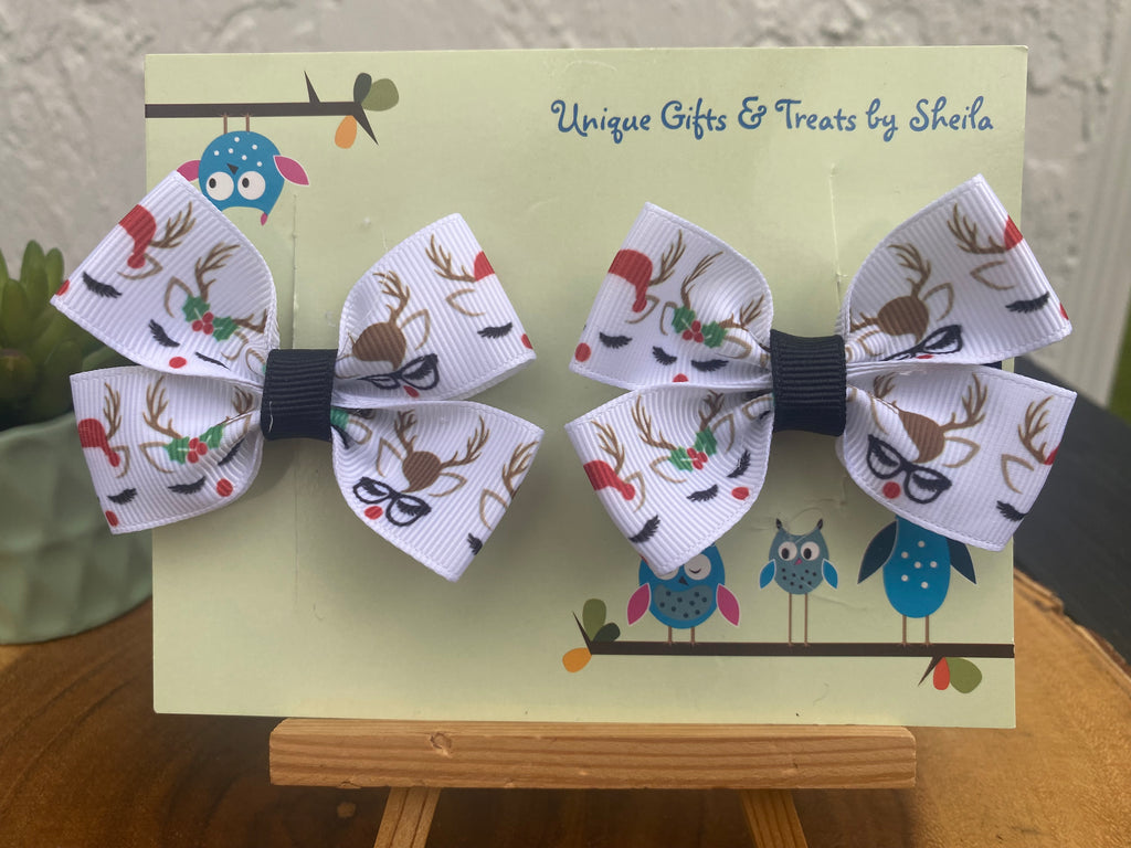 Reindeer Hairbows