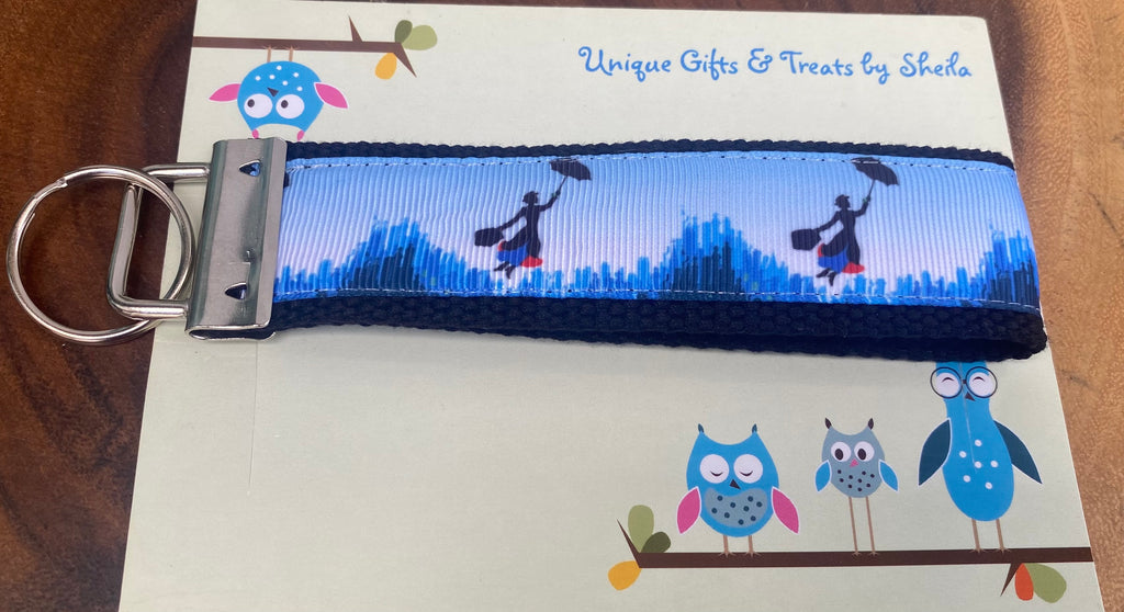 Mary Poppins Keychain; Keyfob