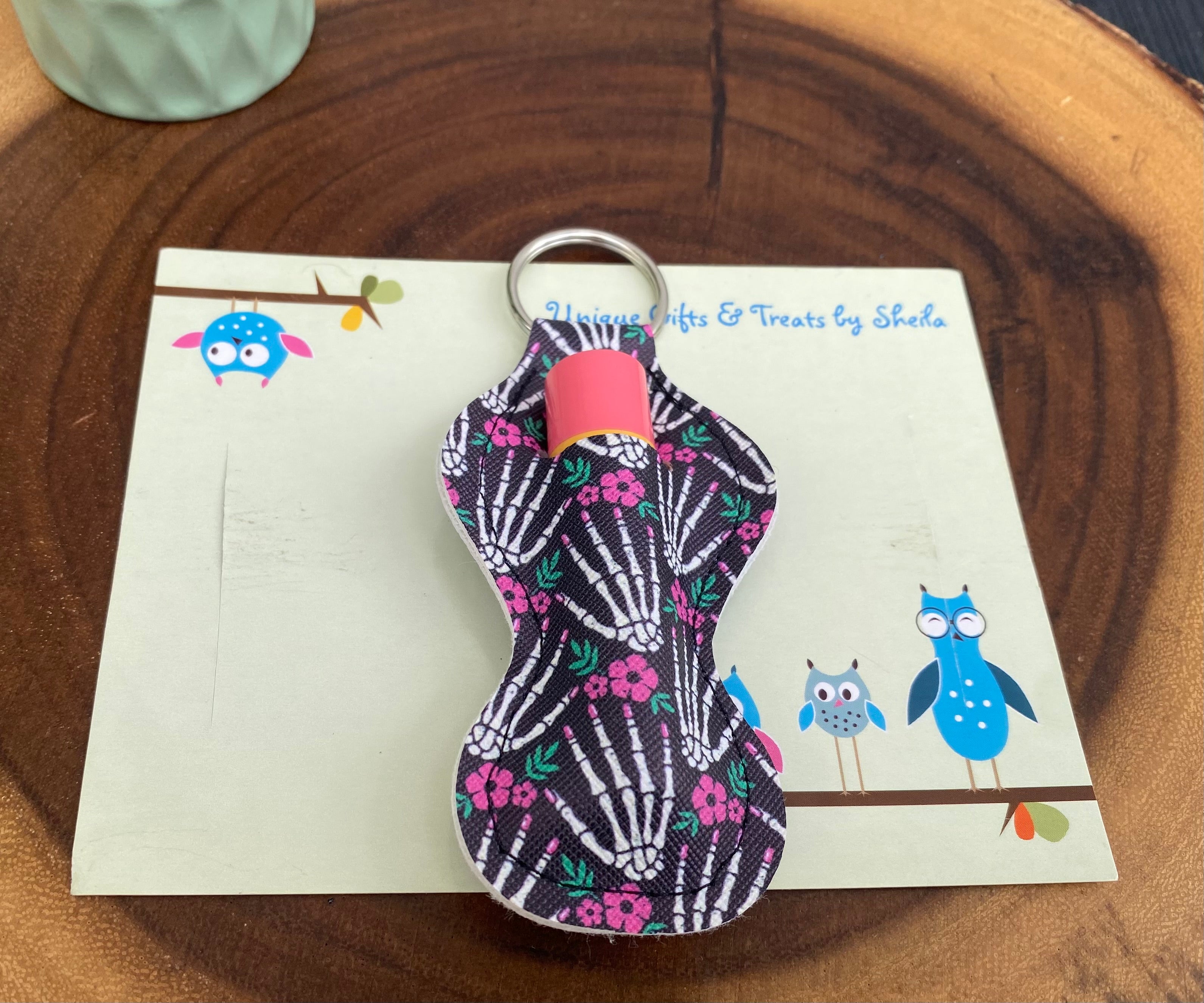 Skeleton Hands Lip Balm Holder