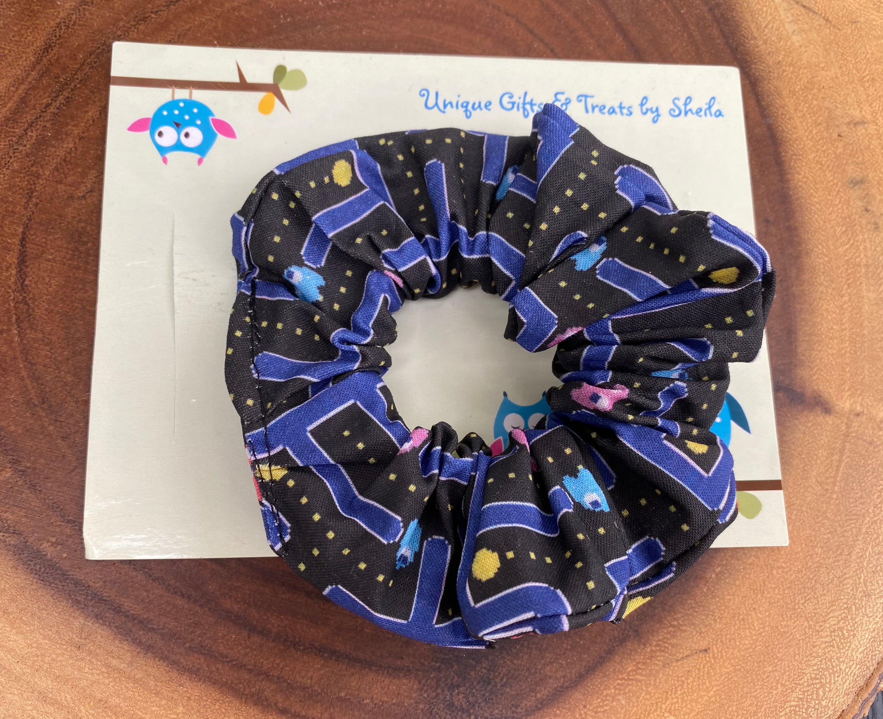 Pac Man Scrunchie