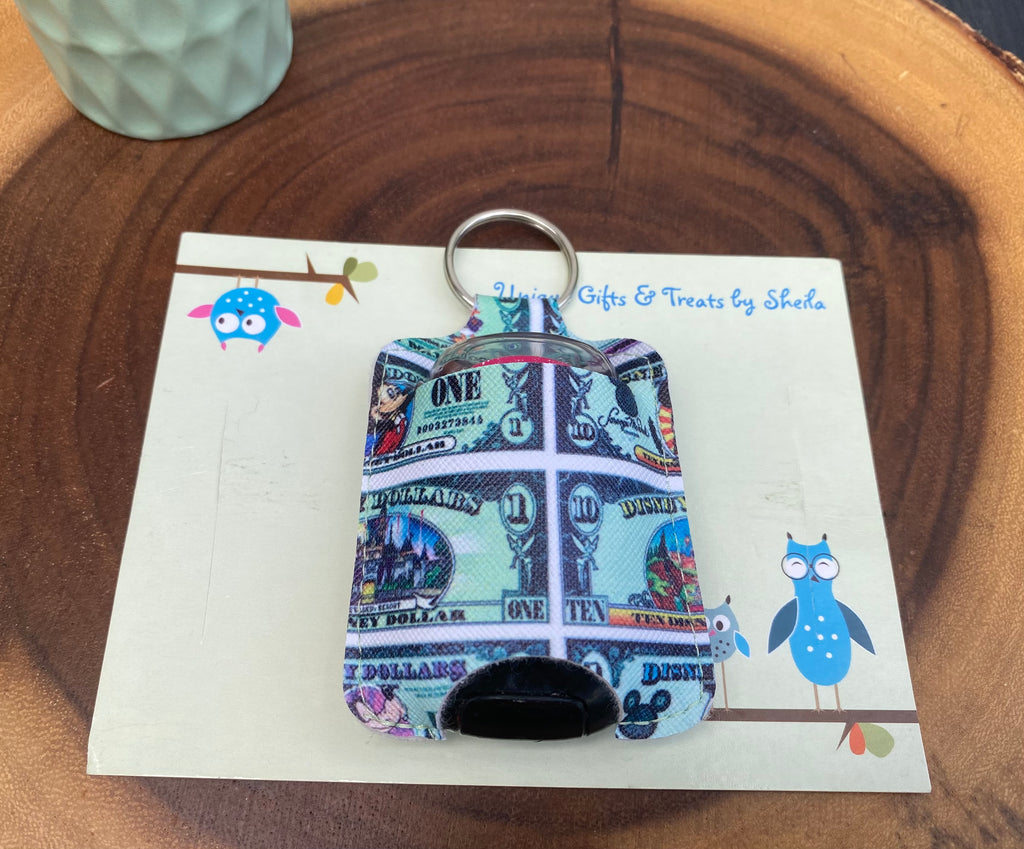 Disney Dollars Hand Sanitizer Holder