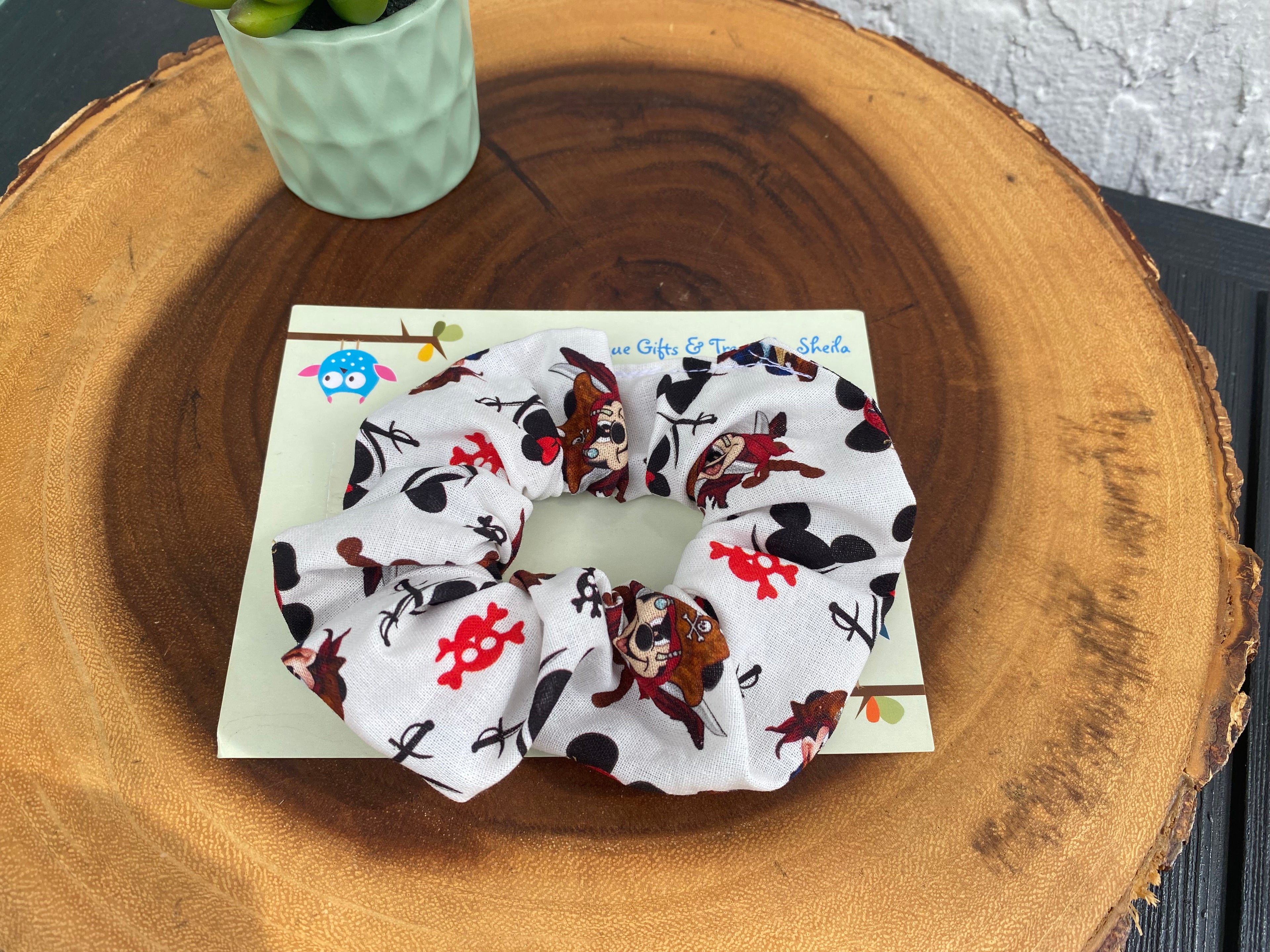 Pirate Mickey Scrunchie