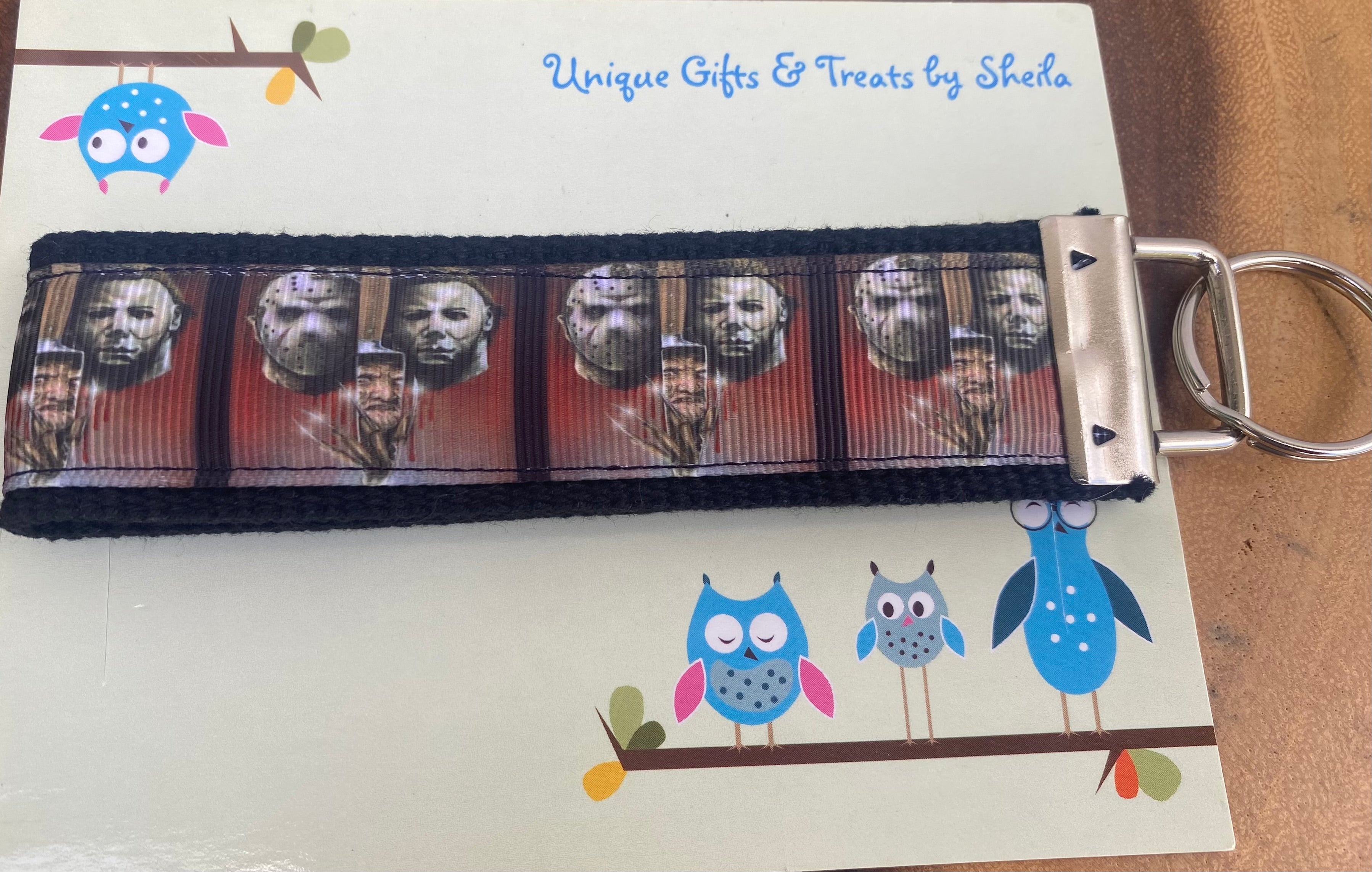 Halloween; Scary Movie; Jason, Michael, Freddy Keychain; Keyfob