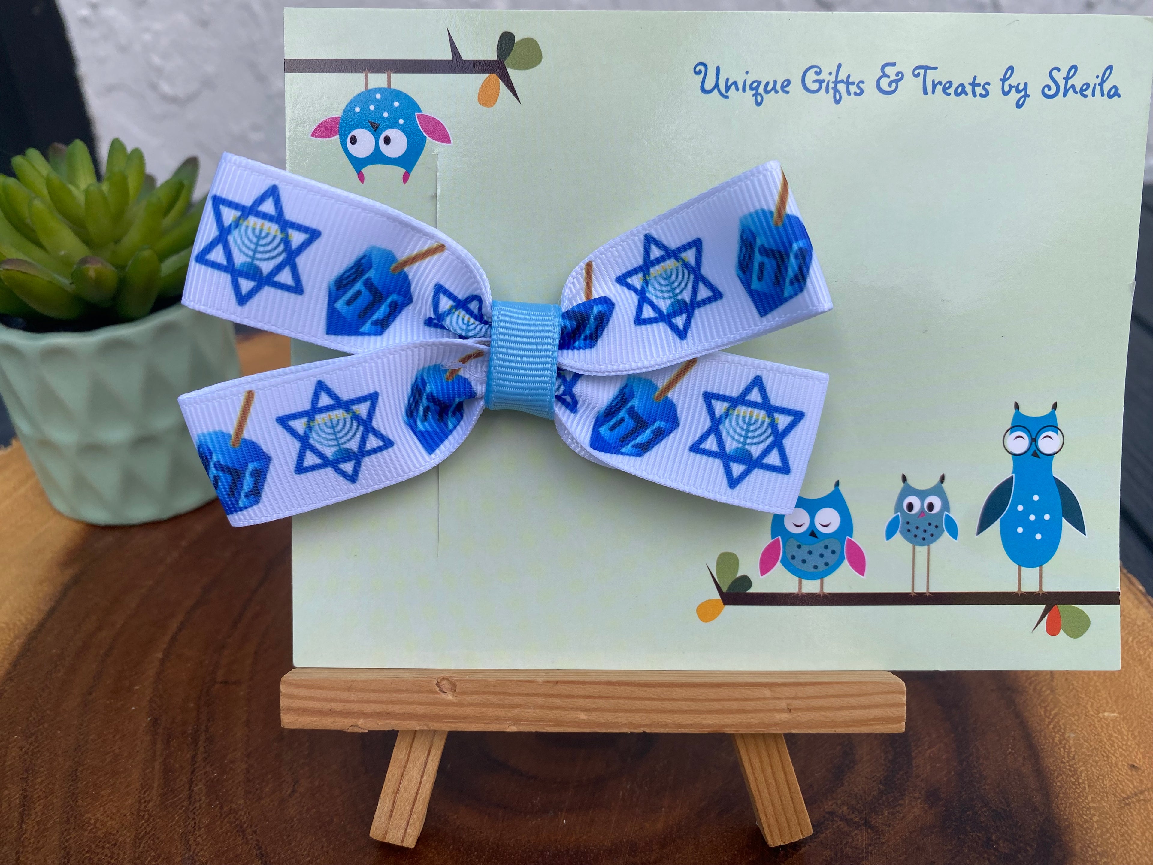 Hanukkah; Chanukah Hairbow