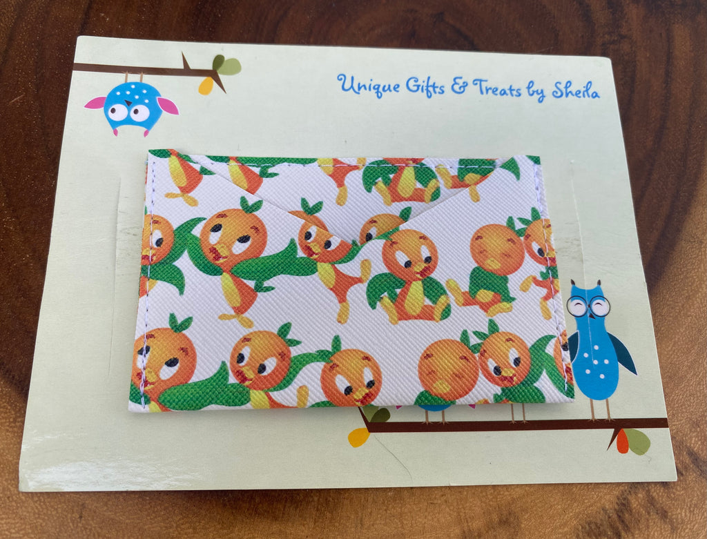 Orange Bird Gift Card Holder