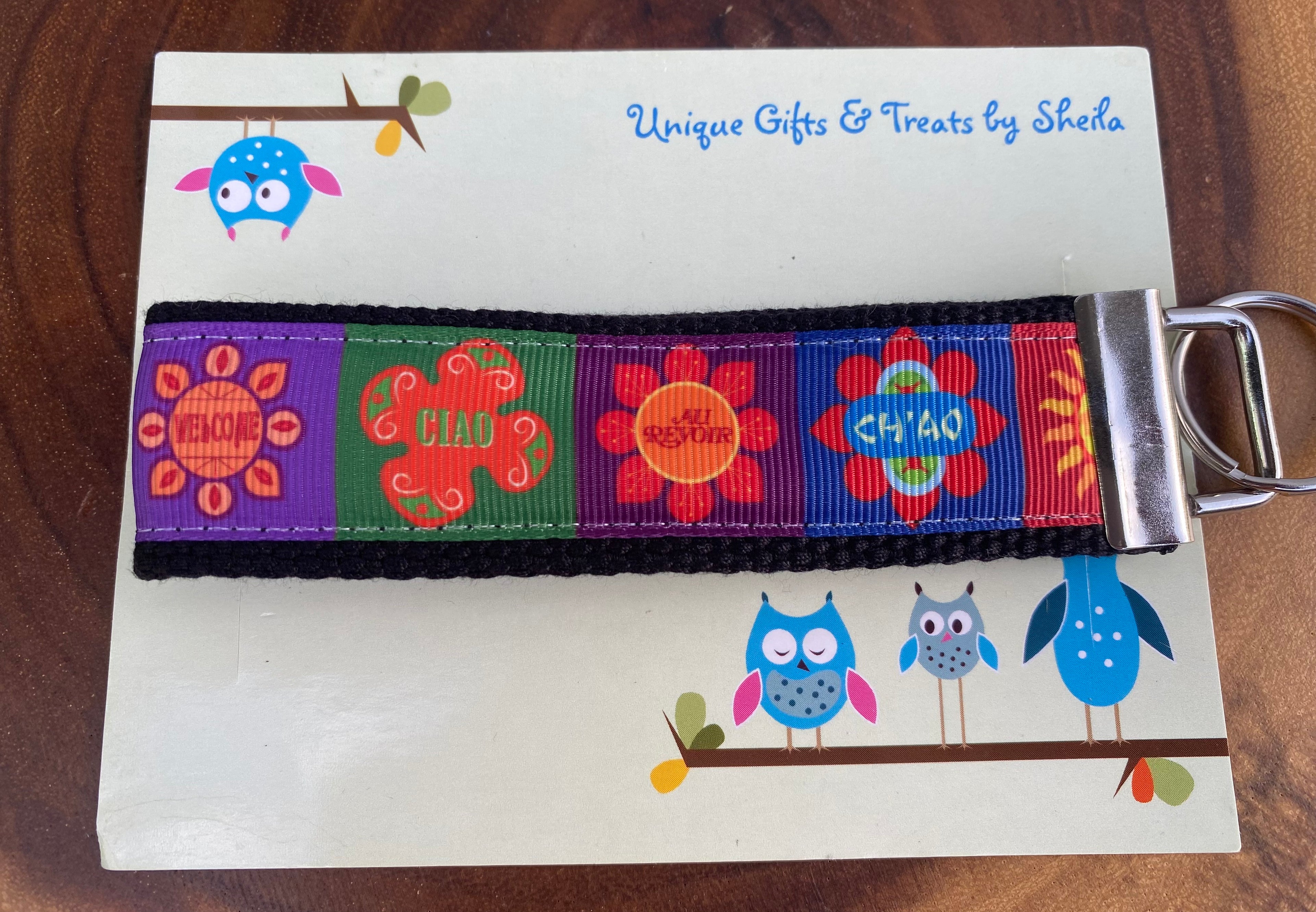 Small World; Greetings Keychain; Keyfob