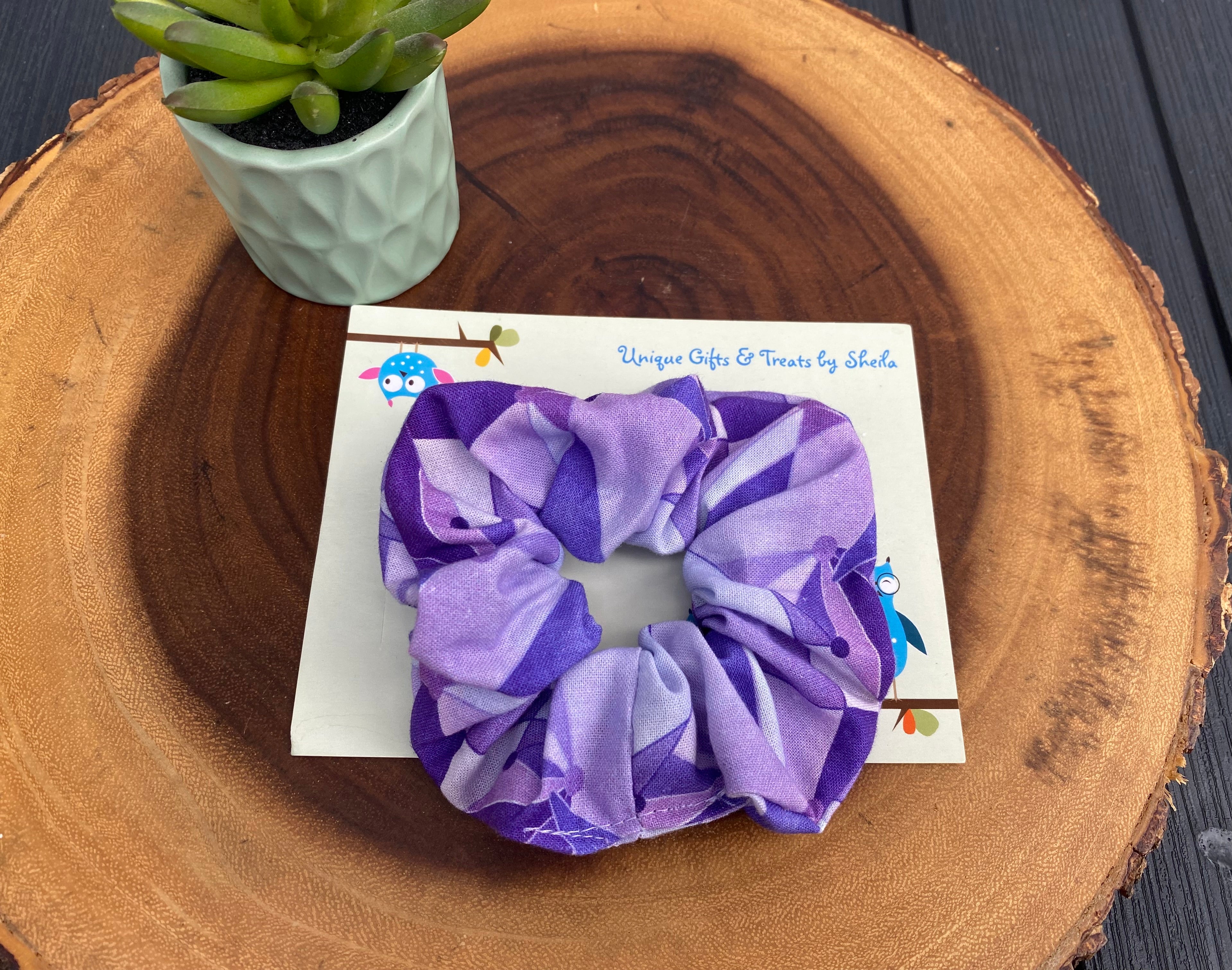 Disney Purple wall Scrunchie