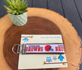 Football Keychain; Keyfob