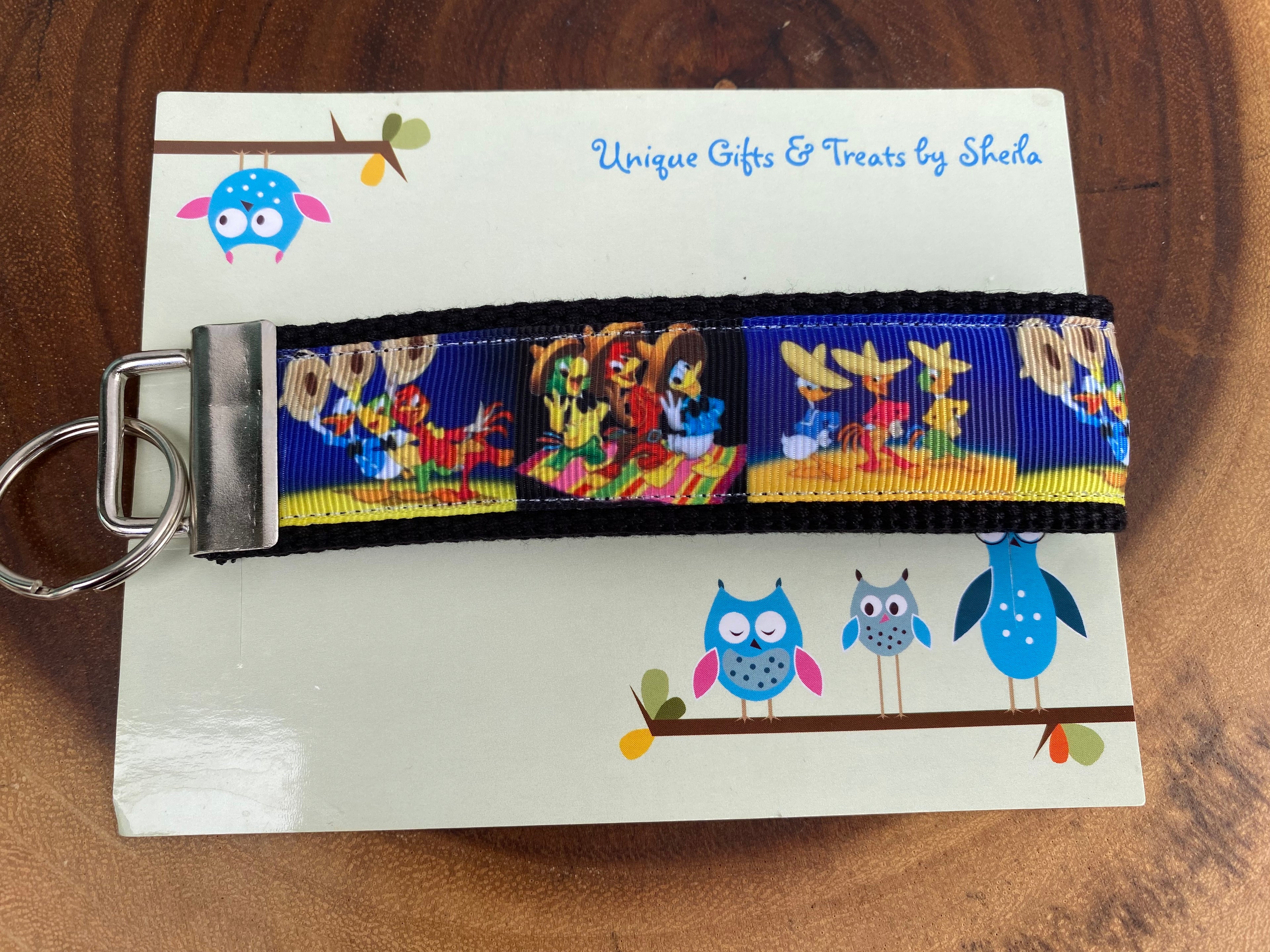 Three Caballeros Keychain;Keyfob