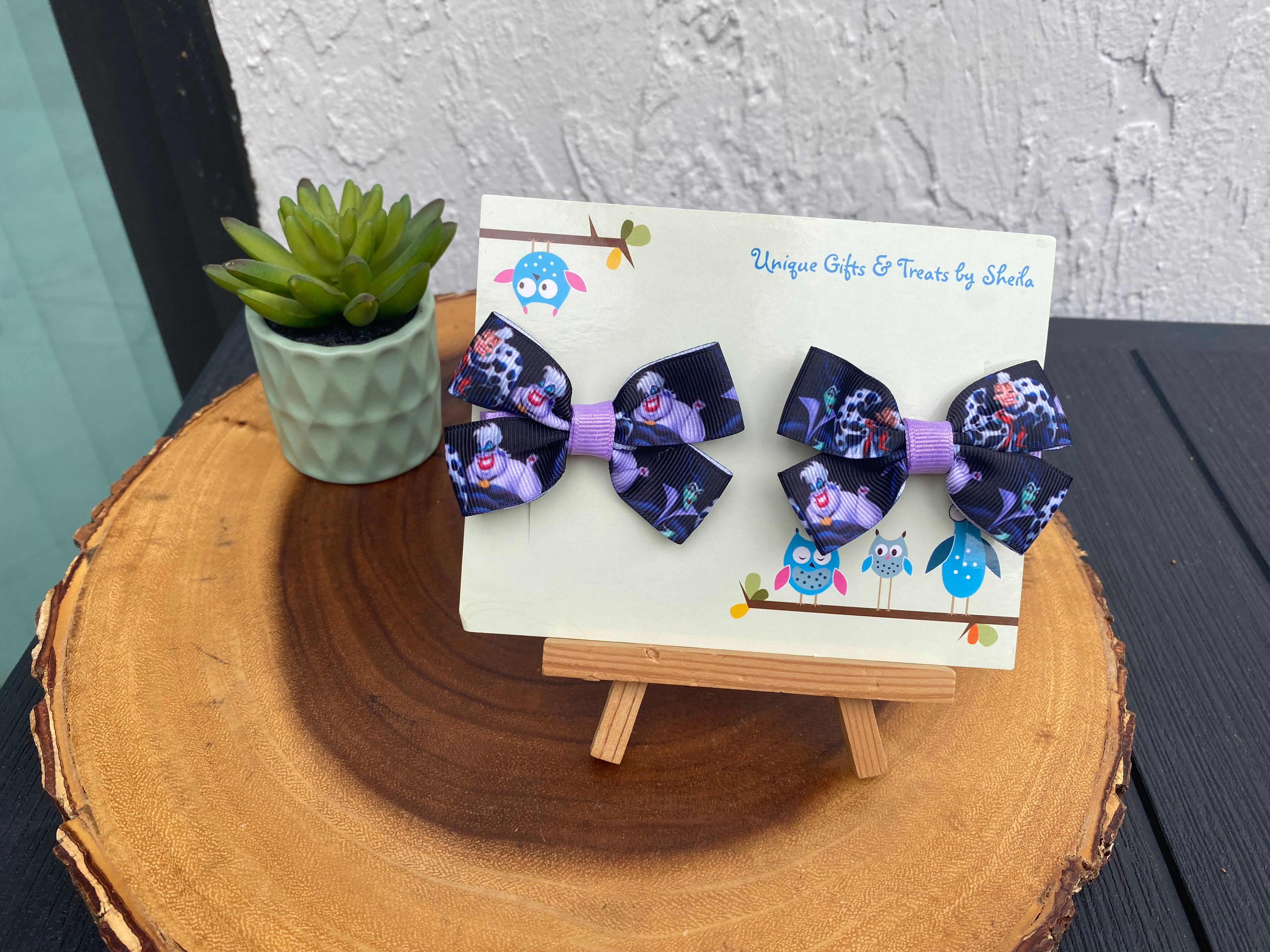 Villains (Cruella, Malificent, Ursula) Hairbows