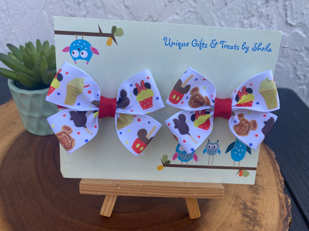 Disney Snacks Hairbows
