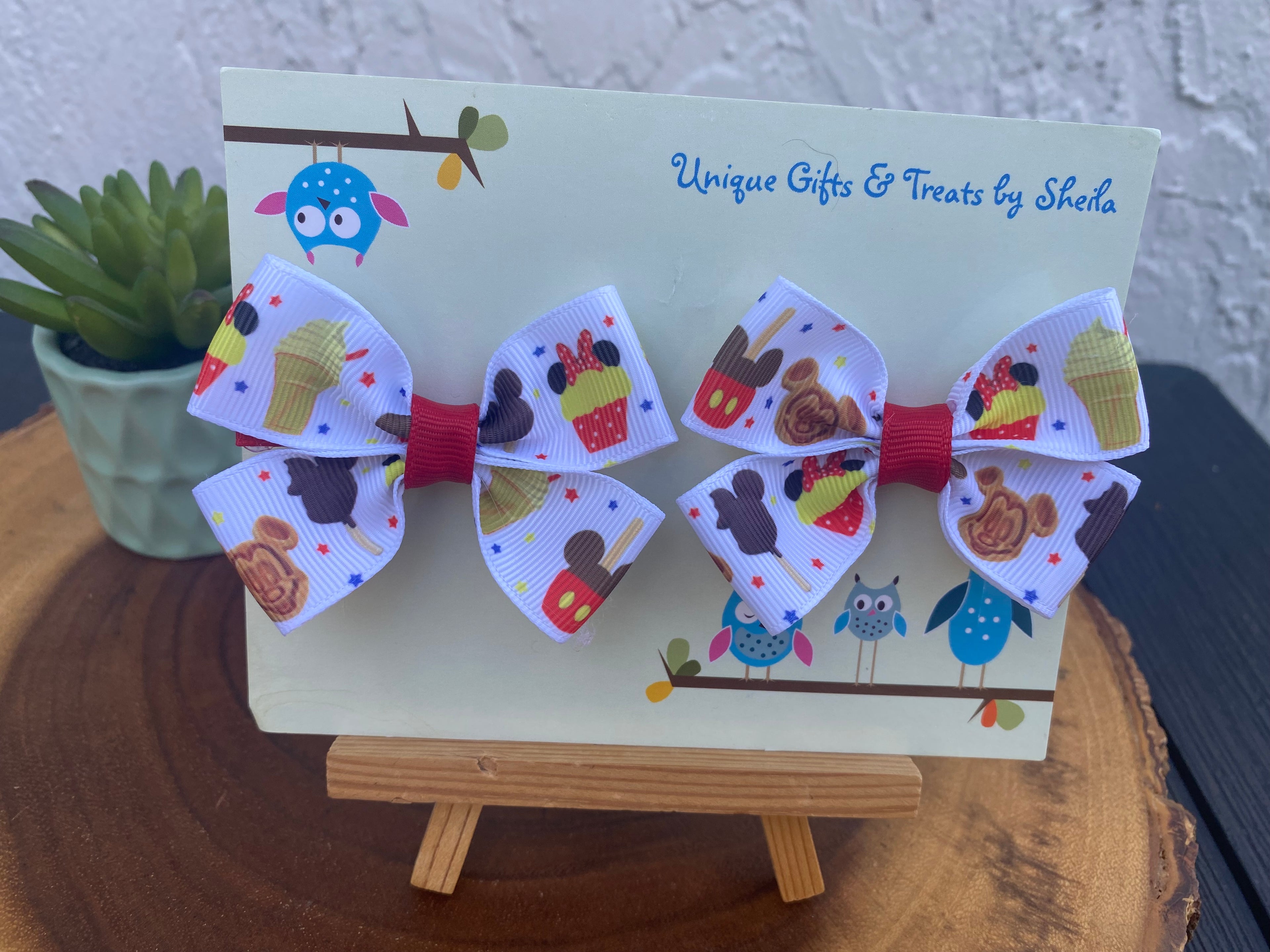 Disney Snacks Hairbows