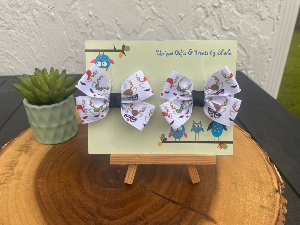 Reindeer Hairbows