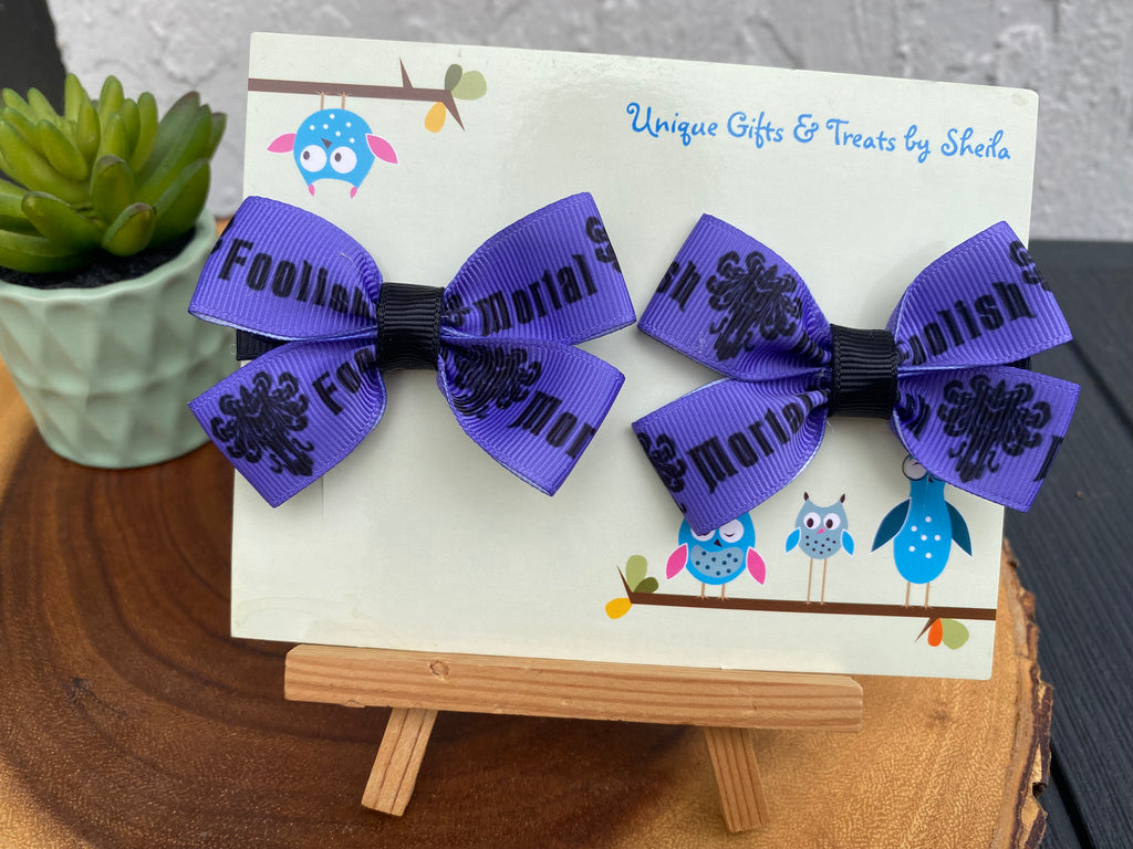 Haunted Mansion Foolish Mortal Hairbows