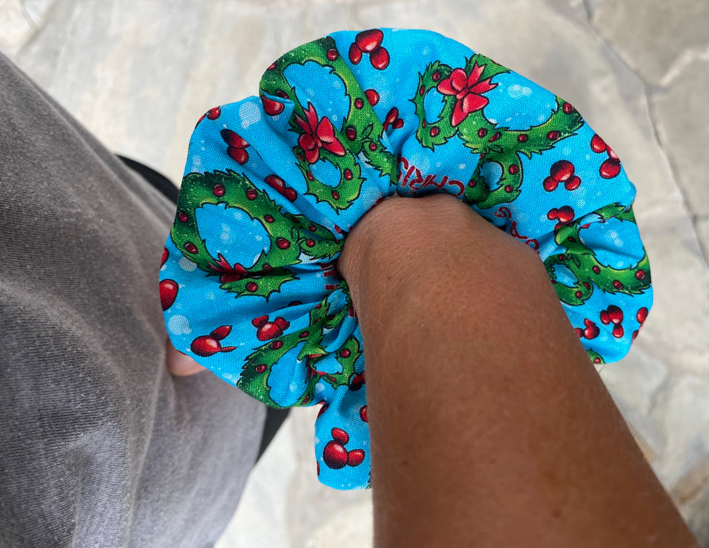 Disney Christmas Wreath Scrunchie