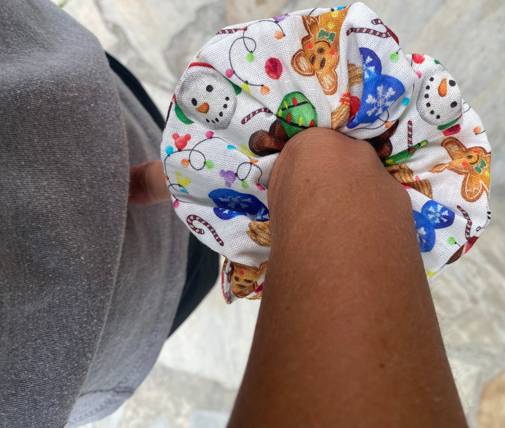 Disney Christmas Snacks Scrunchie