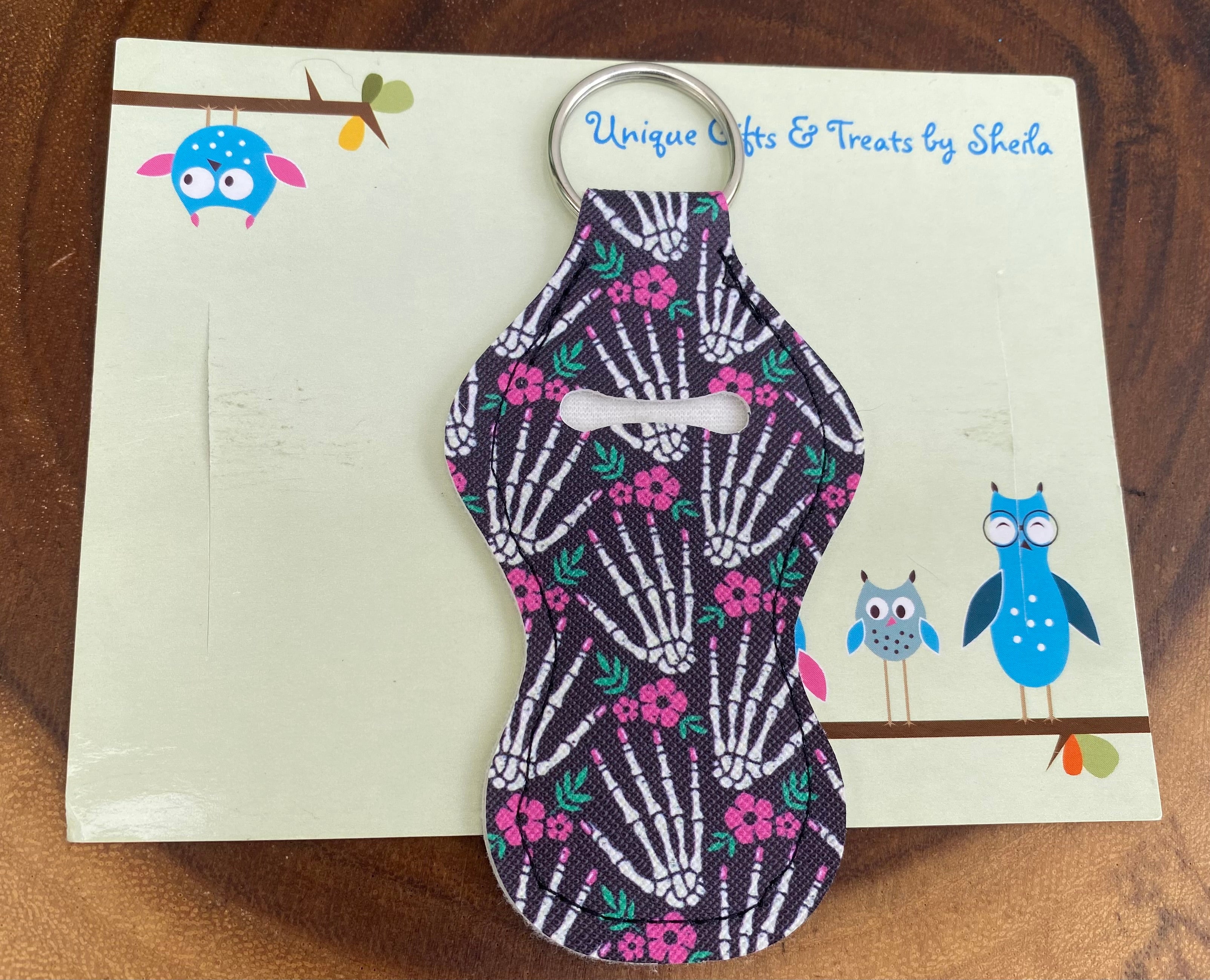 Skeleton Hands Lip Balm Holder